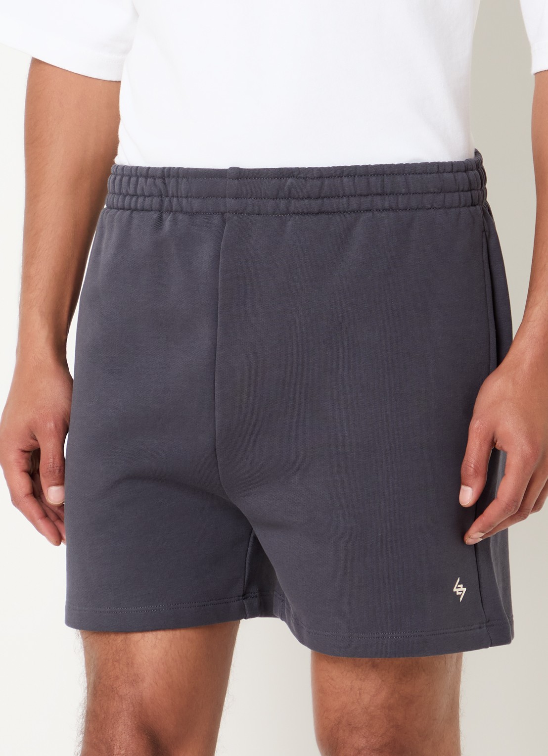 Represent 247 loose fit korte joggingbroek met logo - detail 4 antraciet
