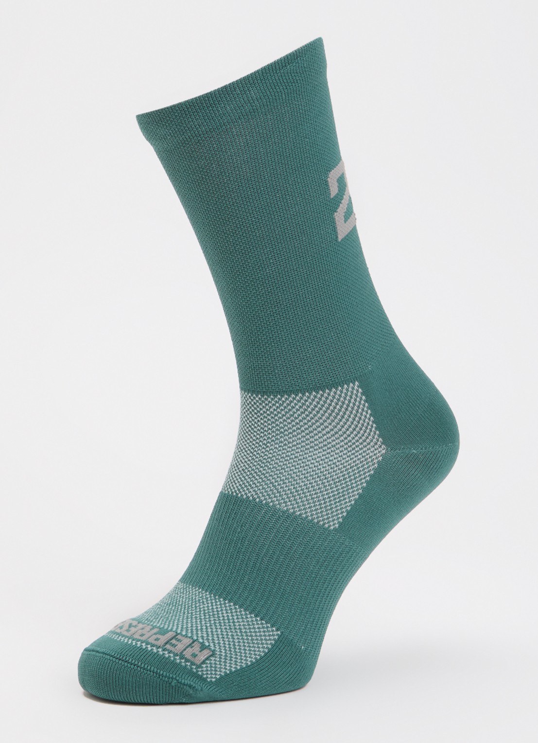 Represent 247 Numbers sportsokken met print - detail 3 zeegroen