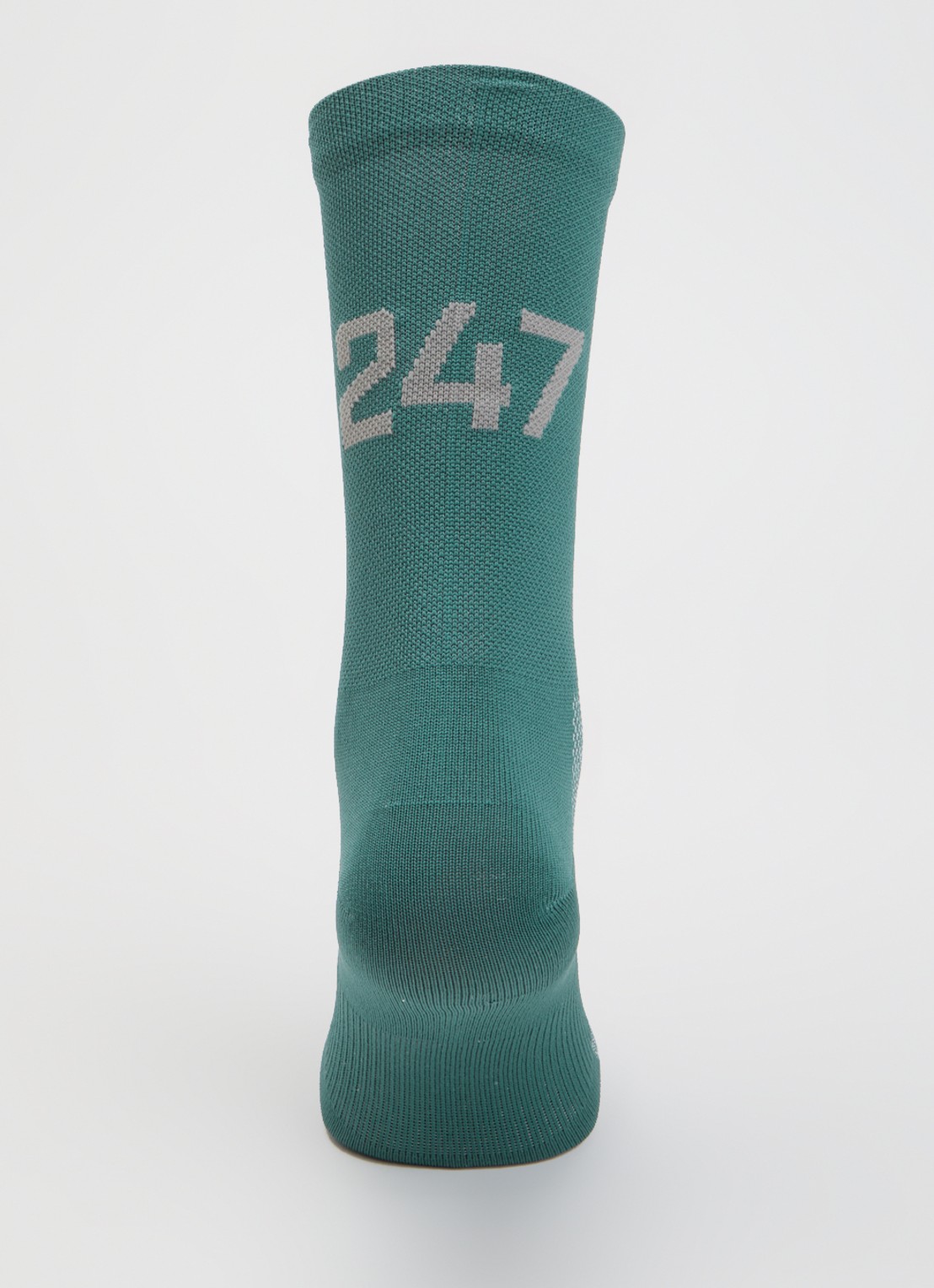 Represent 247 Numbers sportsokken met print - voorkant 2 zeegroen