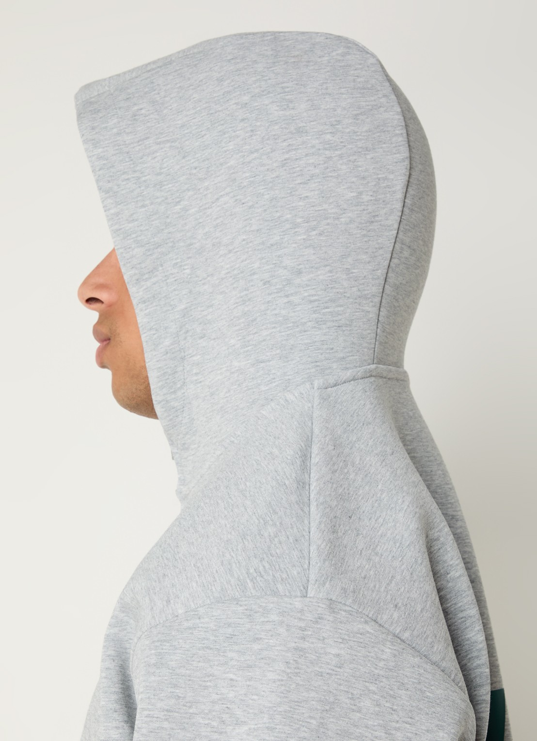 Represent 247 Numbers sweatvest met logo- en backprint - detail 2 grijsmele