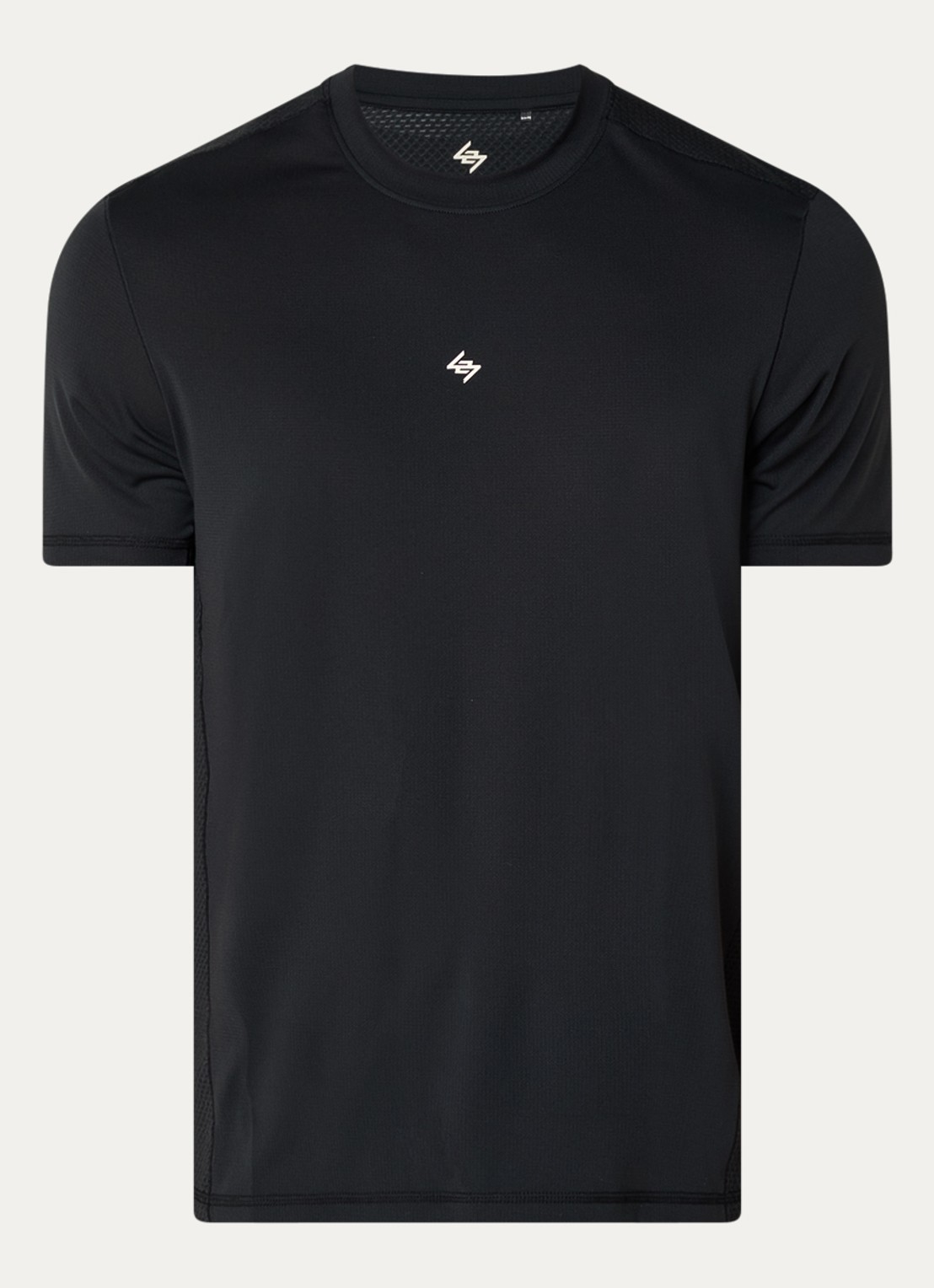 Represent 247 Numbers T-shirt met logo- en backprint - voorkant zwart