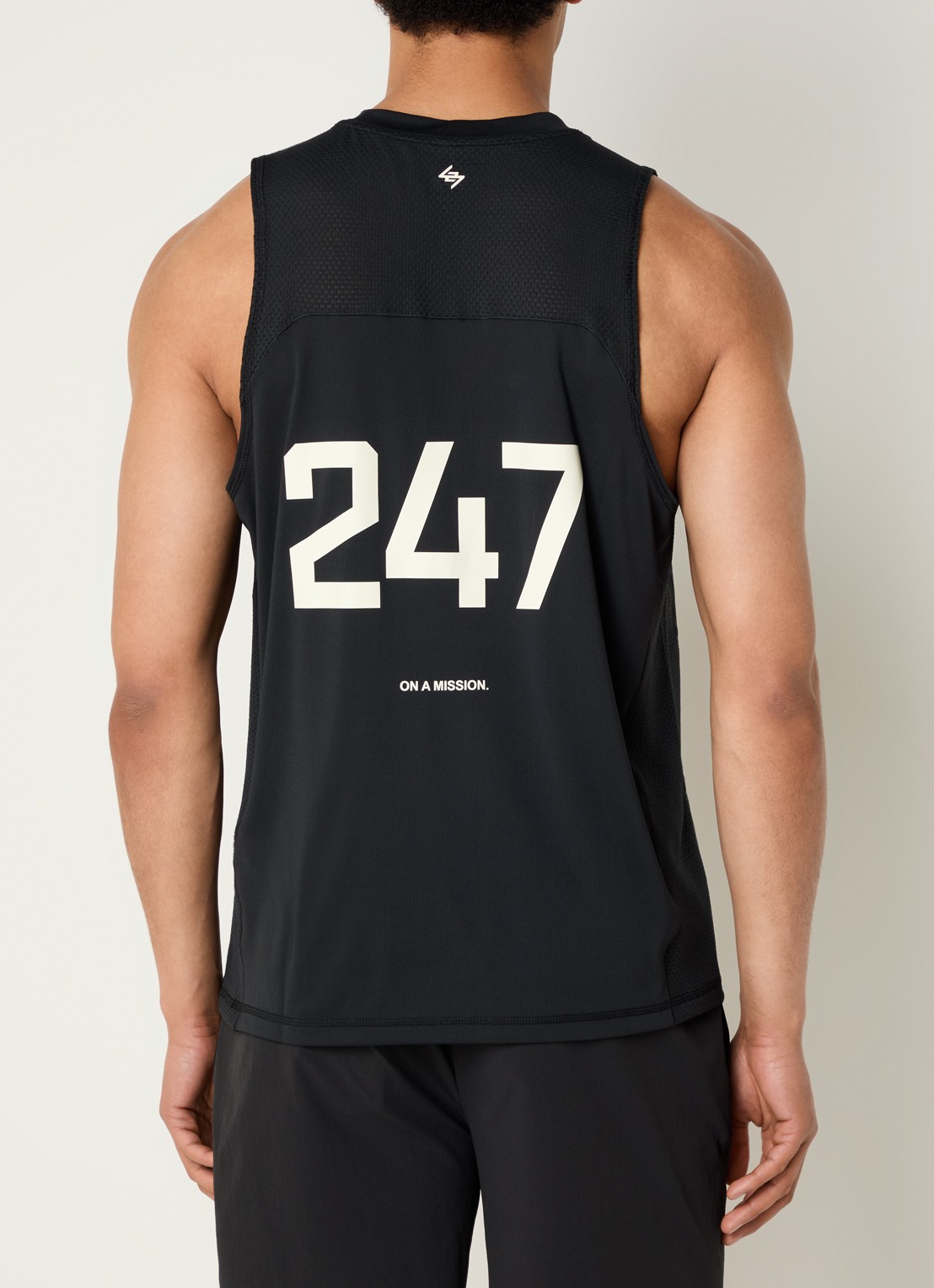 Represent 247 Numbers tanktop met logo- en backprint - detail 4 zwart