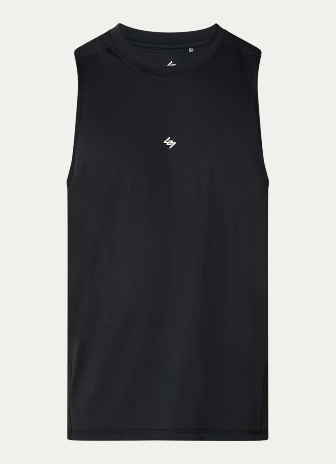 Represent 247 Numbers tanktop met logo- en backprint - voorkant zwart