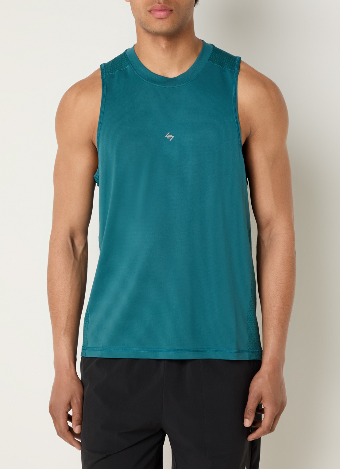 Represent 247 Numbers tanktop met logo- en backprint - achterkant 2 zeegroen