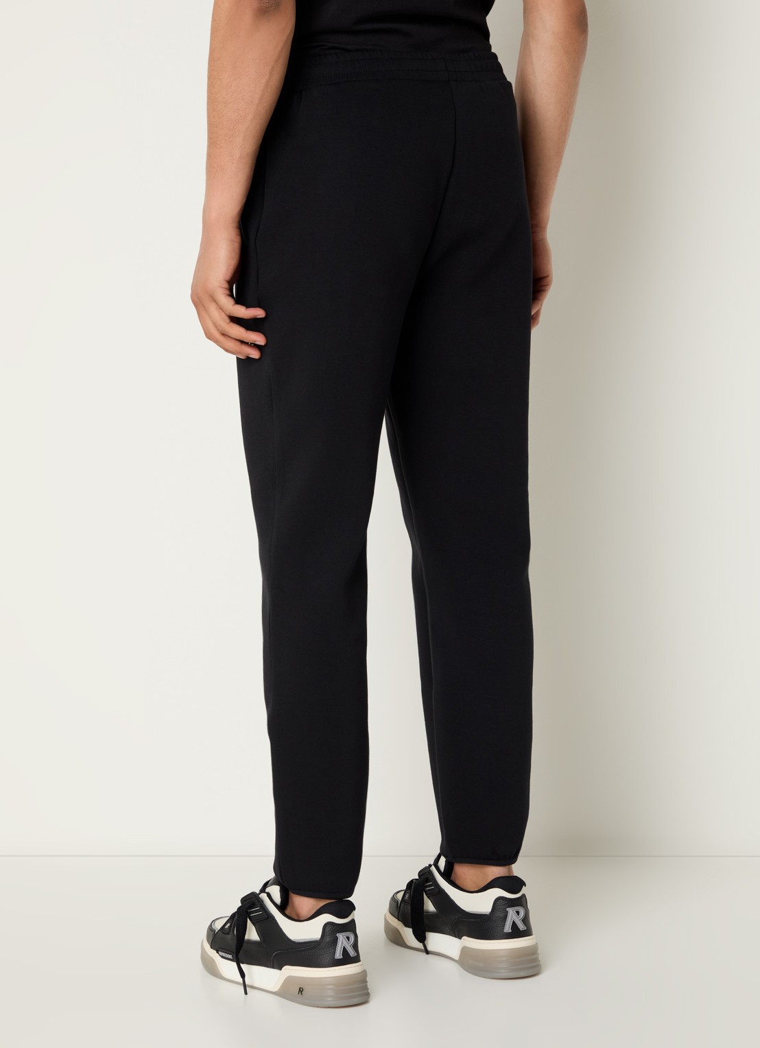 Represent 247 Numbers tapered fit joggingsbroek met logo en steekzakken - achterkant 3 zwart
