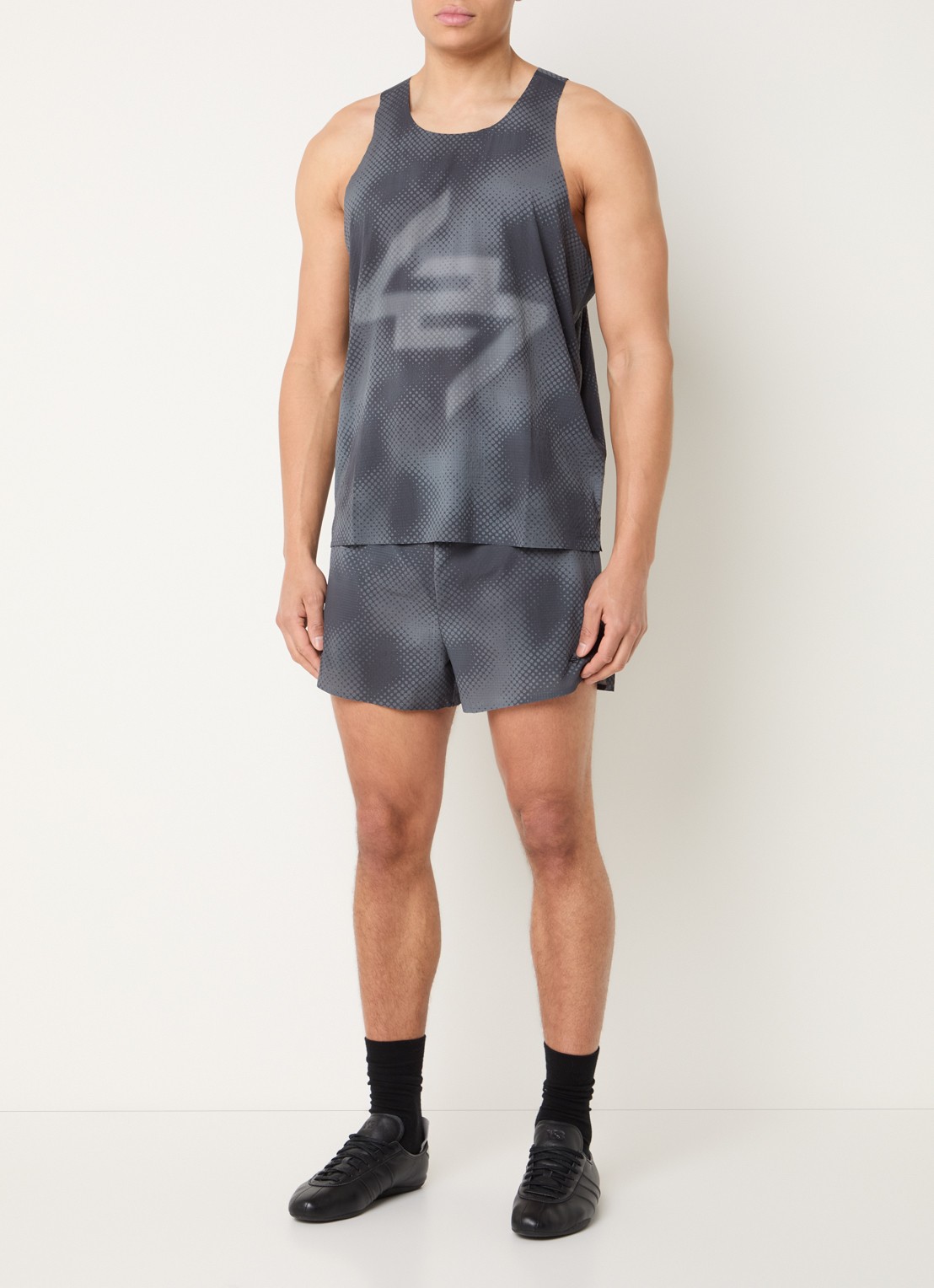 Represent 247 Ultra trainingstanktop met print - voorkant 2 donkergrijs
