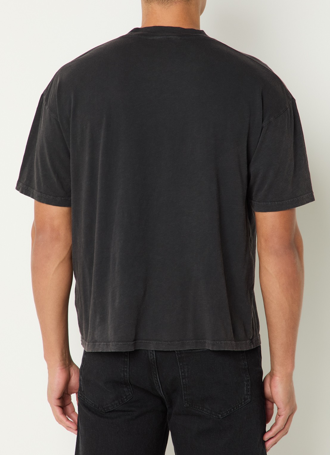 Represent College T-shirt met logoprint - achterkant antraciet