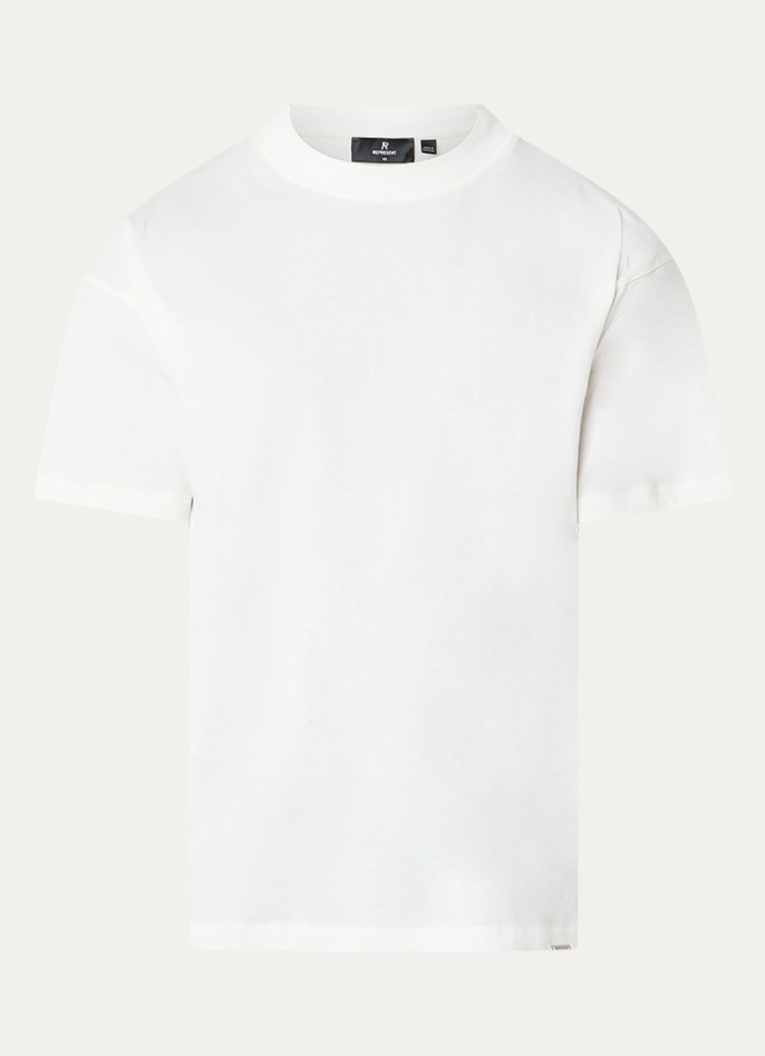 Represent Initial oversized T-shirt - voorkant 2 beige