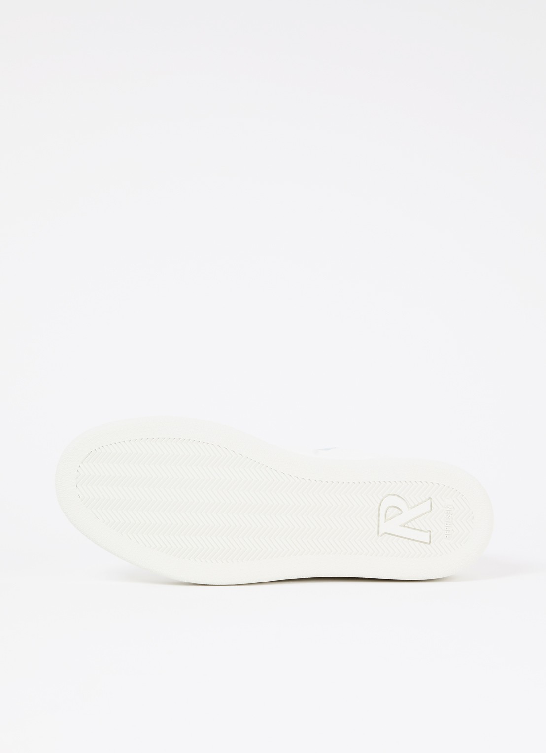 Represent Initial sneaker van leer met structuur - detail 3 wit