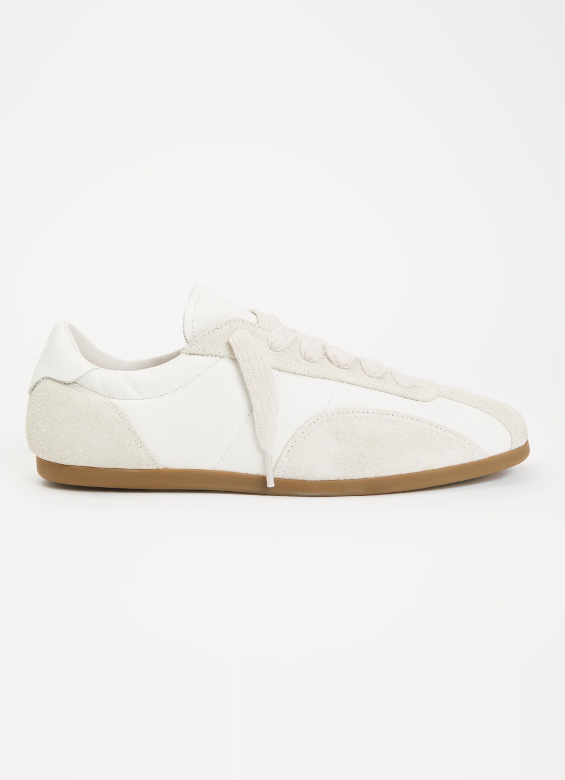 Represent Low-Pro sneaker van leer met suède details - voorkant 4 wit