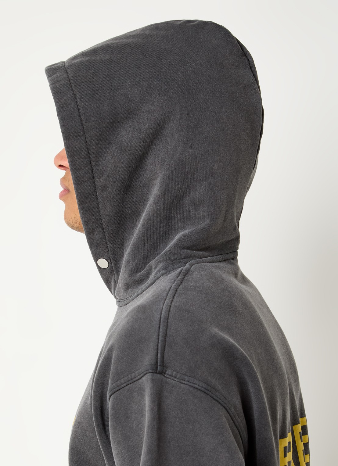 Represent Owners Club hoodie met logo- en backprint - detail 3 antraciet