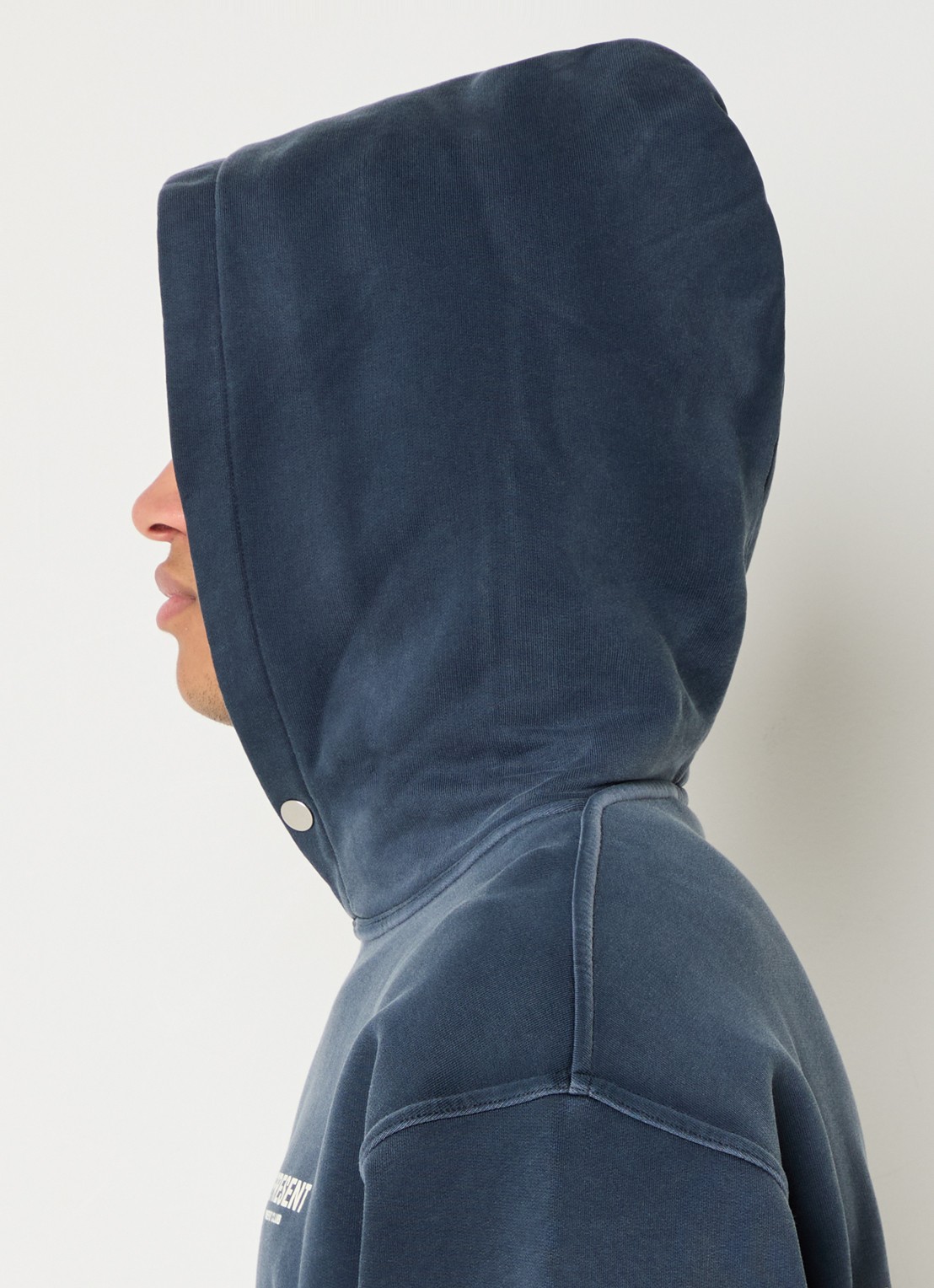 Represent Owners Club hoodie met logo- en backprint - detail 5 donkerblauw