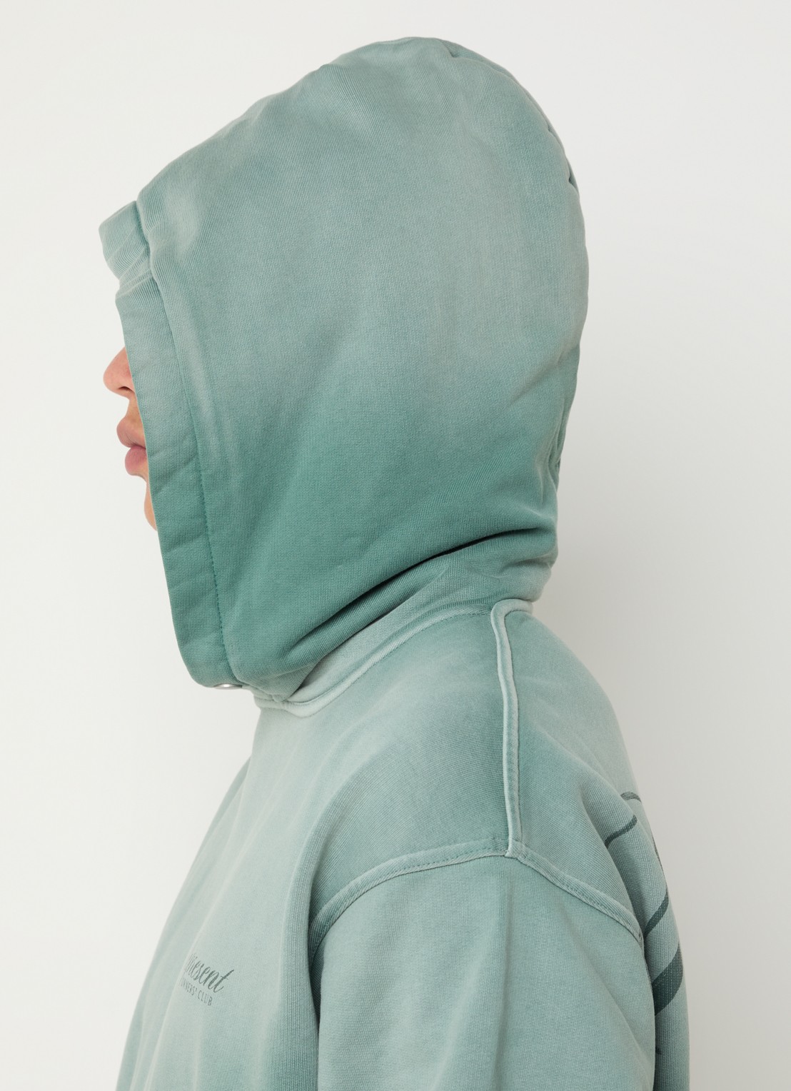Represent Owners Club hoodie met logo- en backprint - detail 5 groen