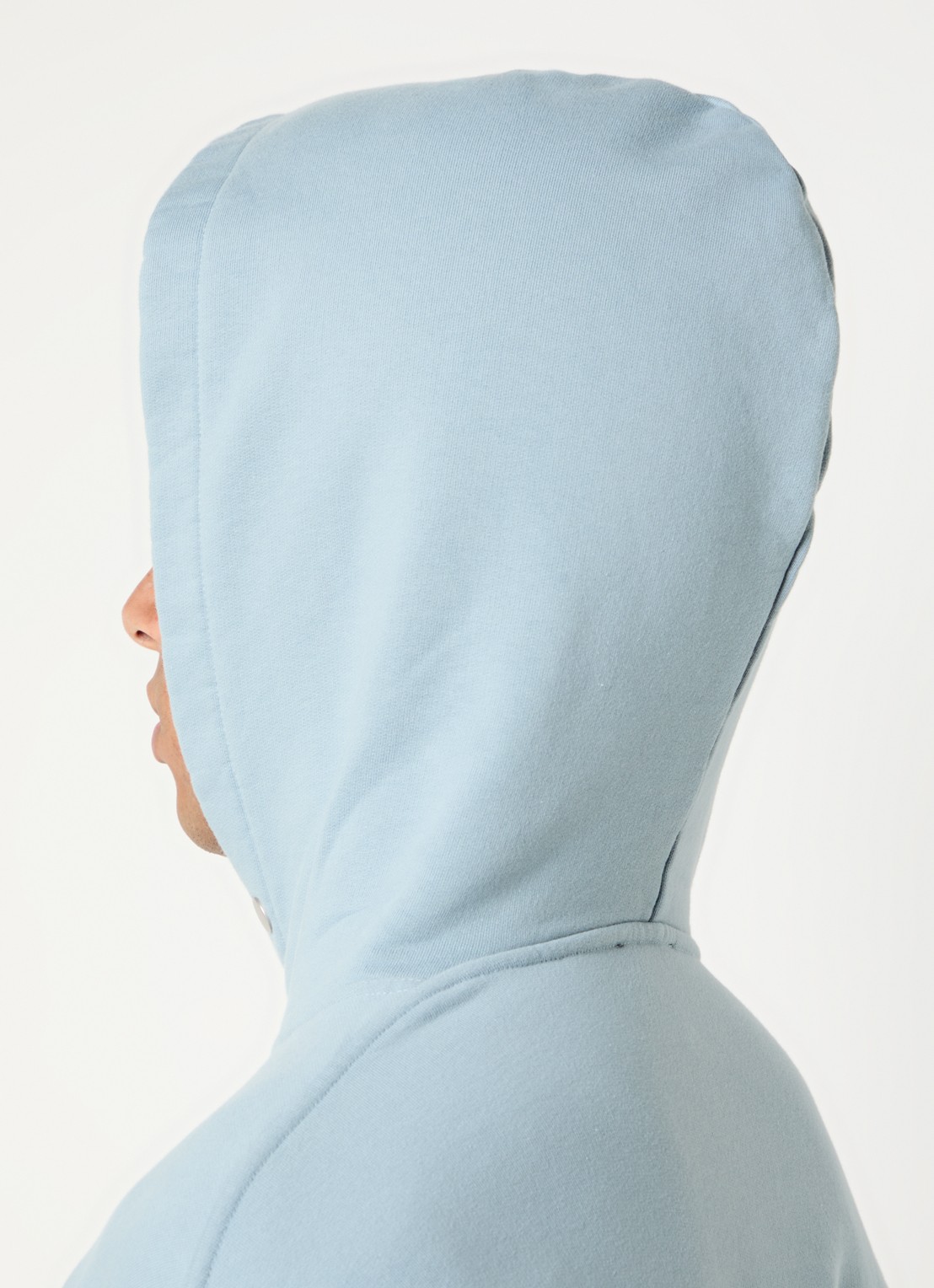 Represent Owners Club hoodie met logo- en backprint - detail 2 blauwgrijs