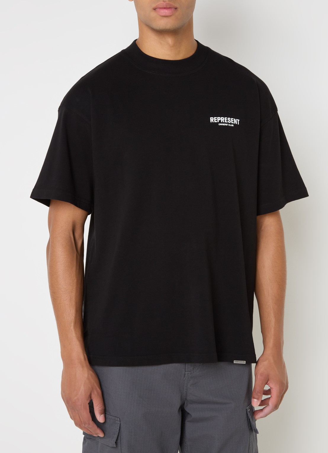 Represent Owners Club T-shirt met logo- en backprint - achterkant 3 zwart