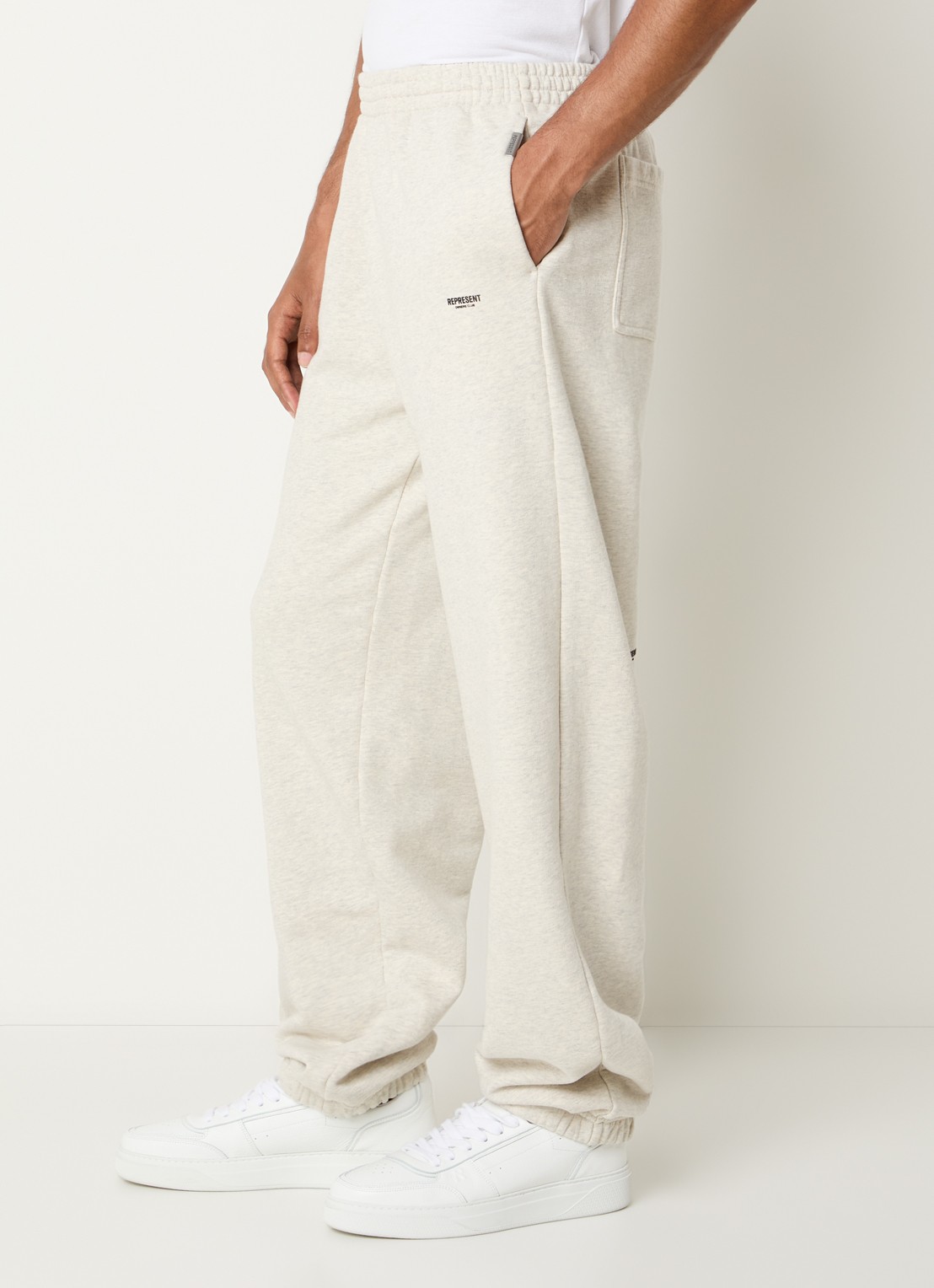 Represent Owners Club tapered fit broek met steekzakken - detail 5 zand
