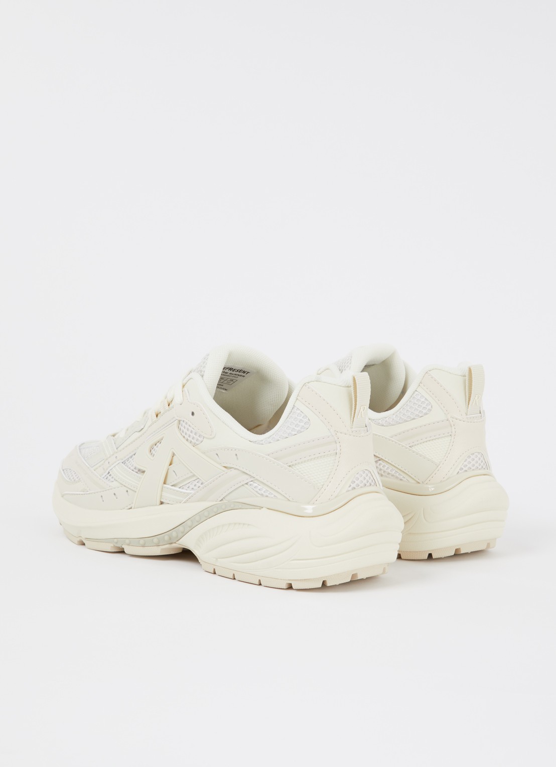 Represent Storm Runner sneaker met mesh details - achterkant 5 creme