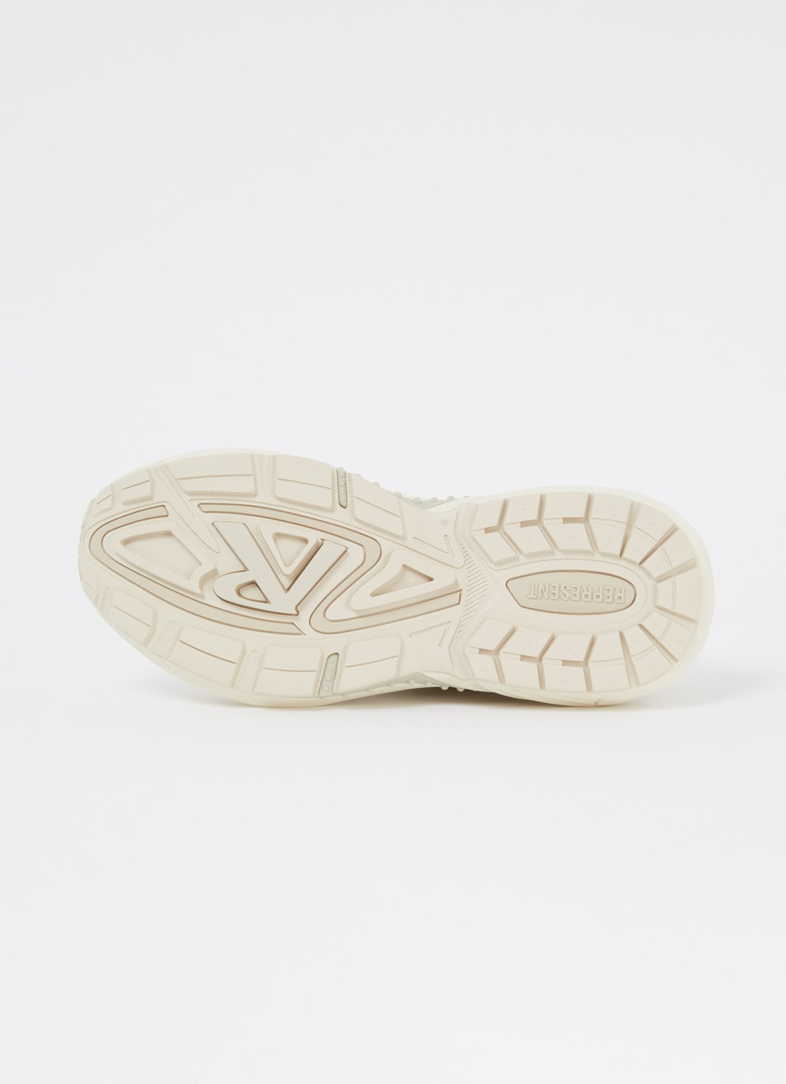 Represent Storm Runner sneaker met mesh details - detail 4 creme