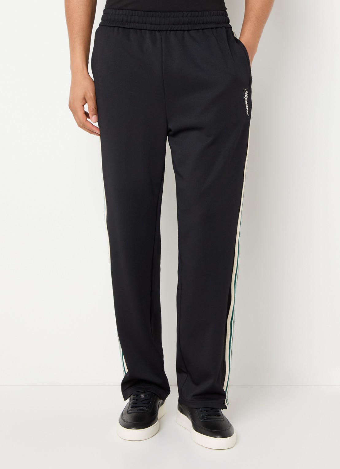Represent Straight fit joggingbroek met ritszakken - detail 4 zwart