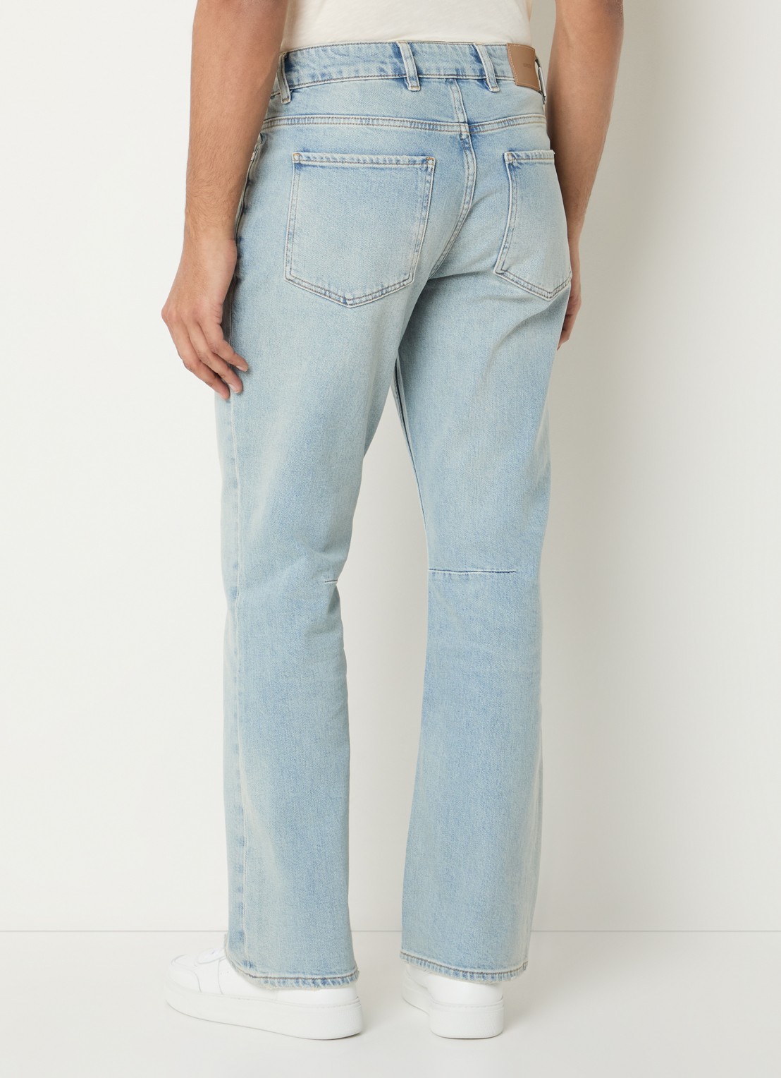 Represent Straight leg jeans met lichte wassing  - achterkant 5 indigo