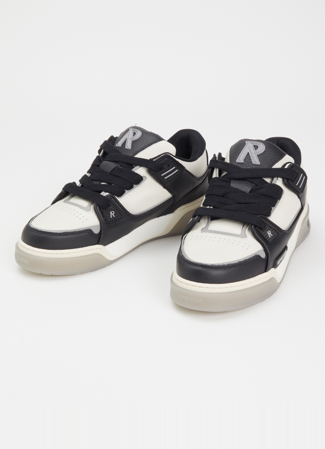 Represent Studio sneaker van leer - detail 4 zwart