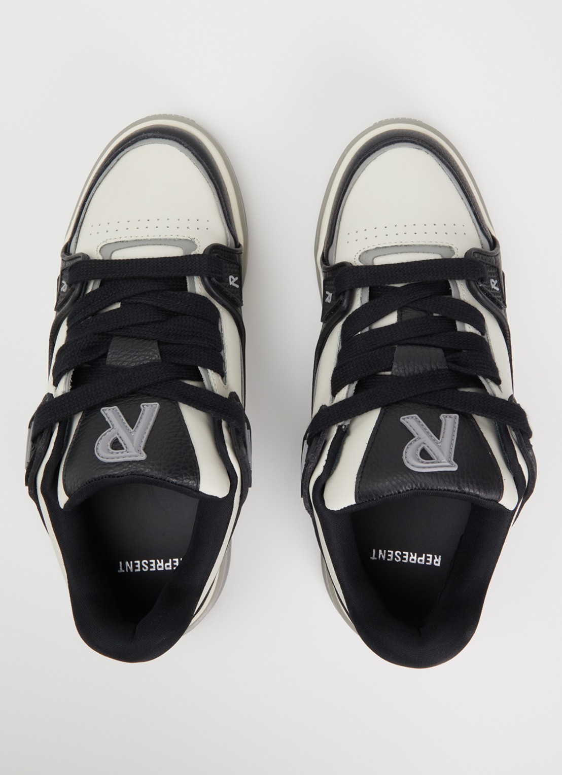 Represent Studio sneaker van leer - detail 5 zwart