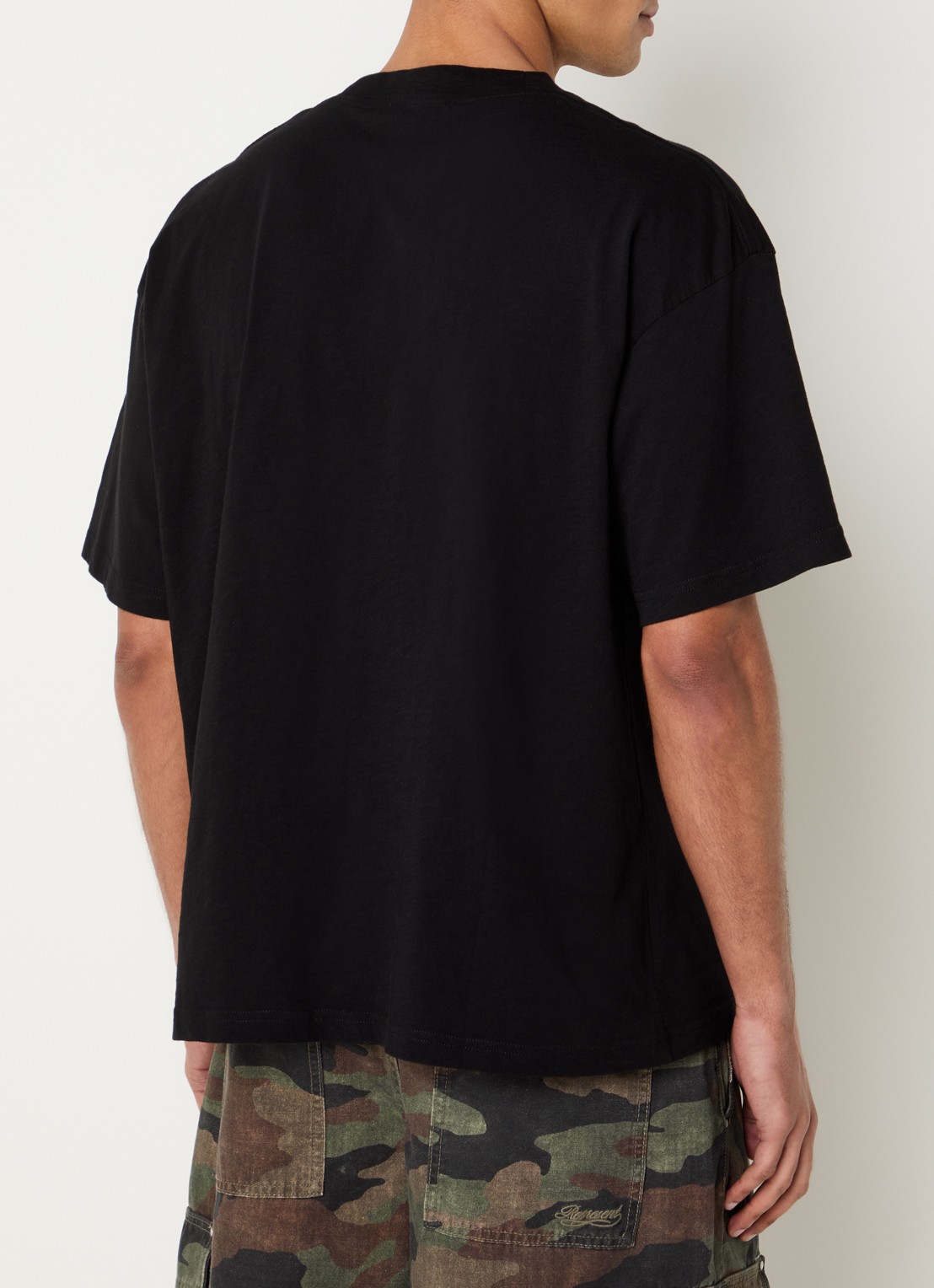 Represent T-shirt met logoprint - achterkant 4 zwart
