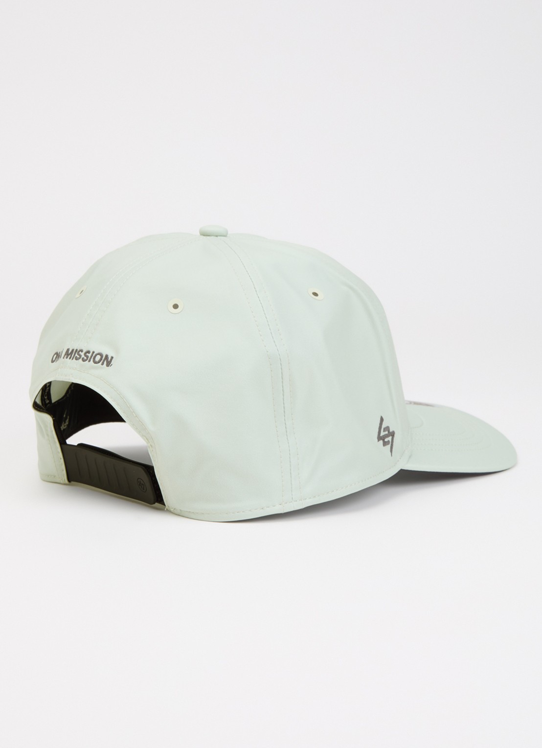 Represent Team 247 pet met logo en borduring - detail lindegroen