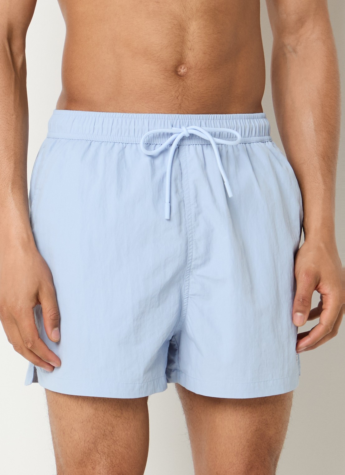 Represent Zwemshorts met logo en paspelzakken - detail 4 blauw
