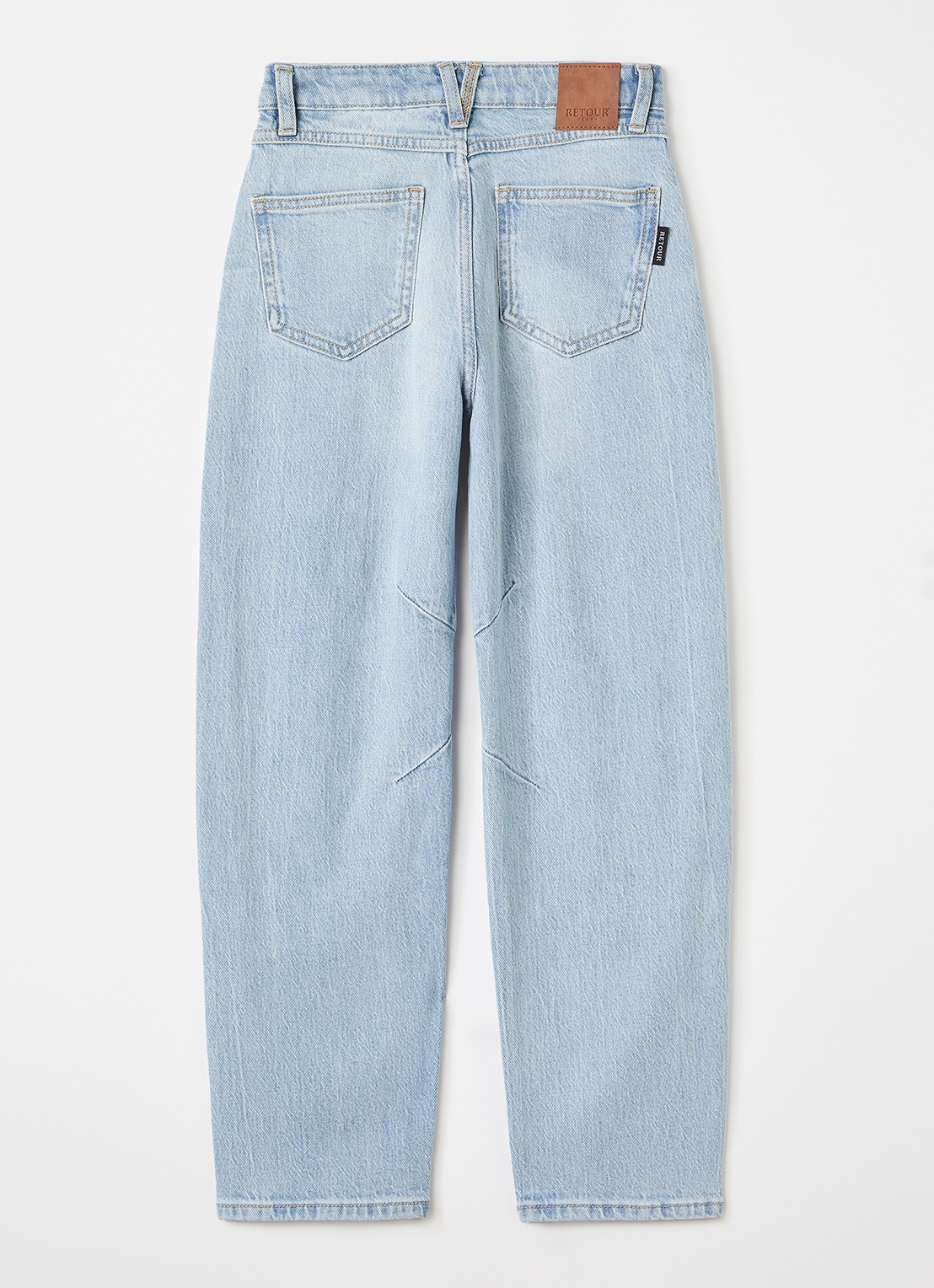 Retour Jeans Barbera straight leg jeans met lichte wassing - voorkant 3 indigo