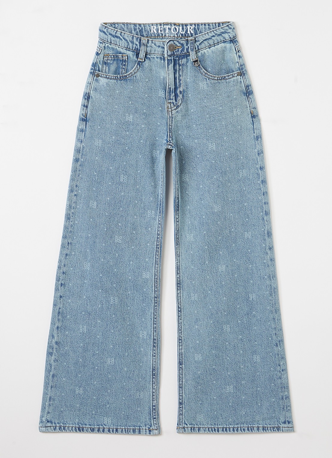 Retour Jeans Bella flared jeans - voorkant indigo
