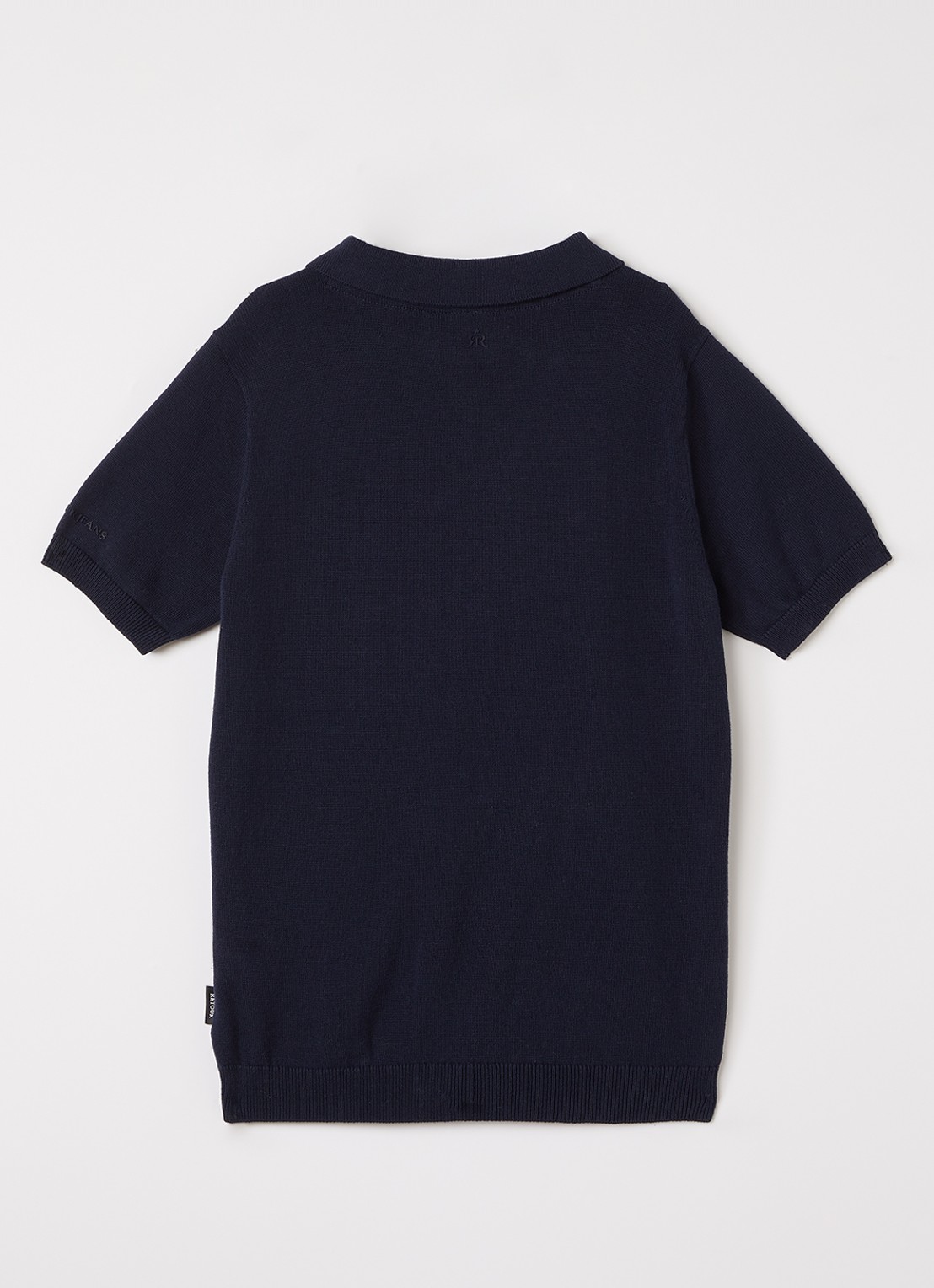 Retour Jeans Camiel fijngebreide polo - voorkant 3 donkerblauw