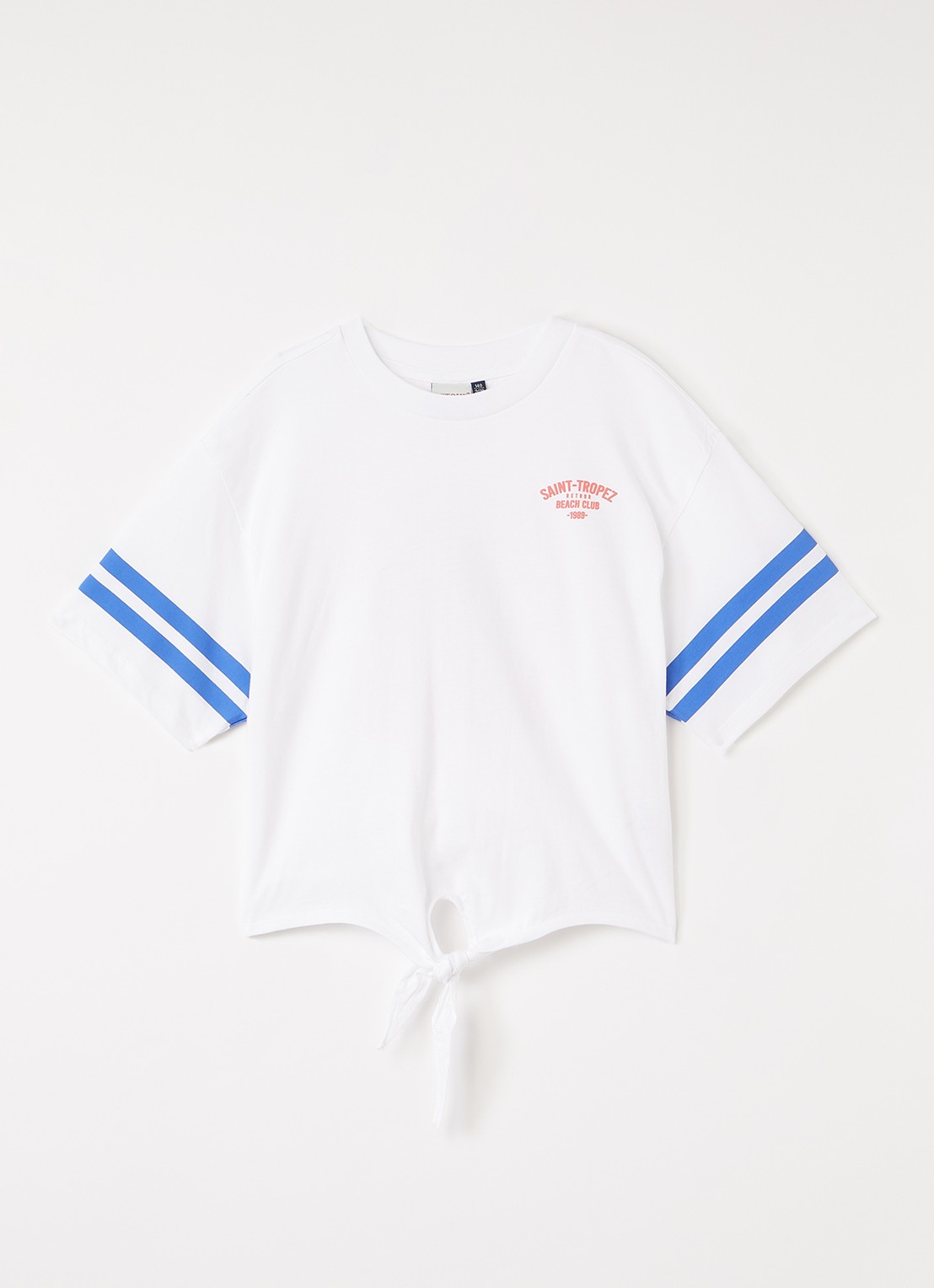 Retour Jeans Fonda T-shirt met print - voorkant 3 wit