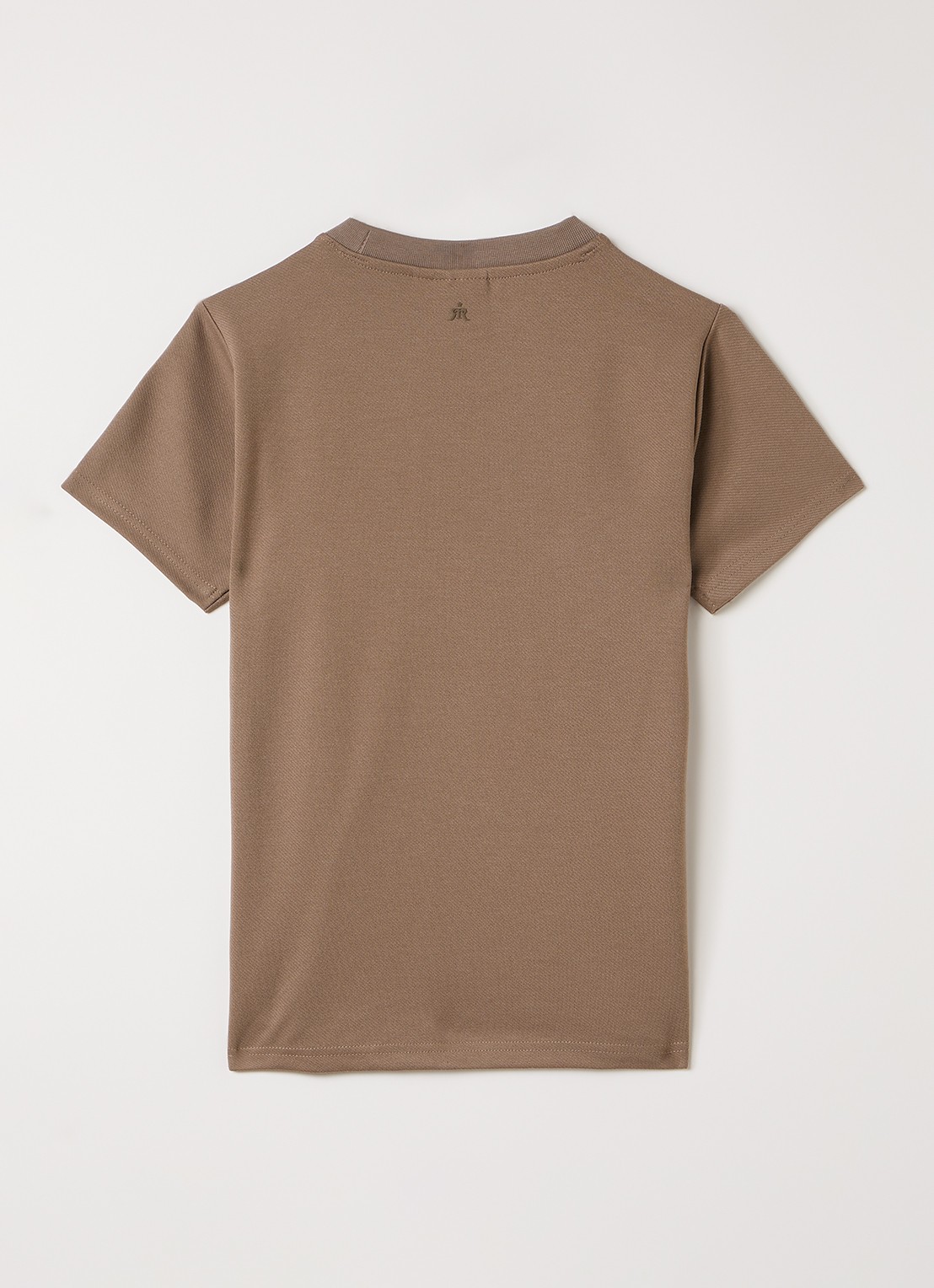 Retour Jeans Gustav T-shirt met logo - voorkant 2 lichtbruin