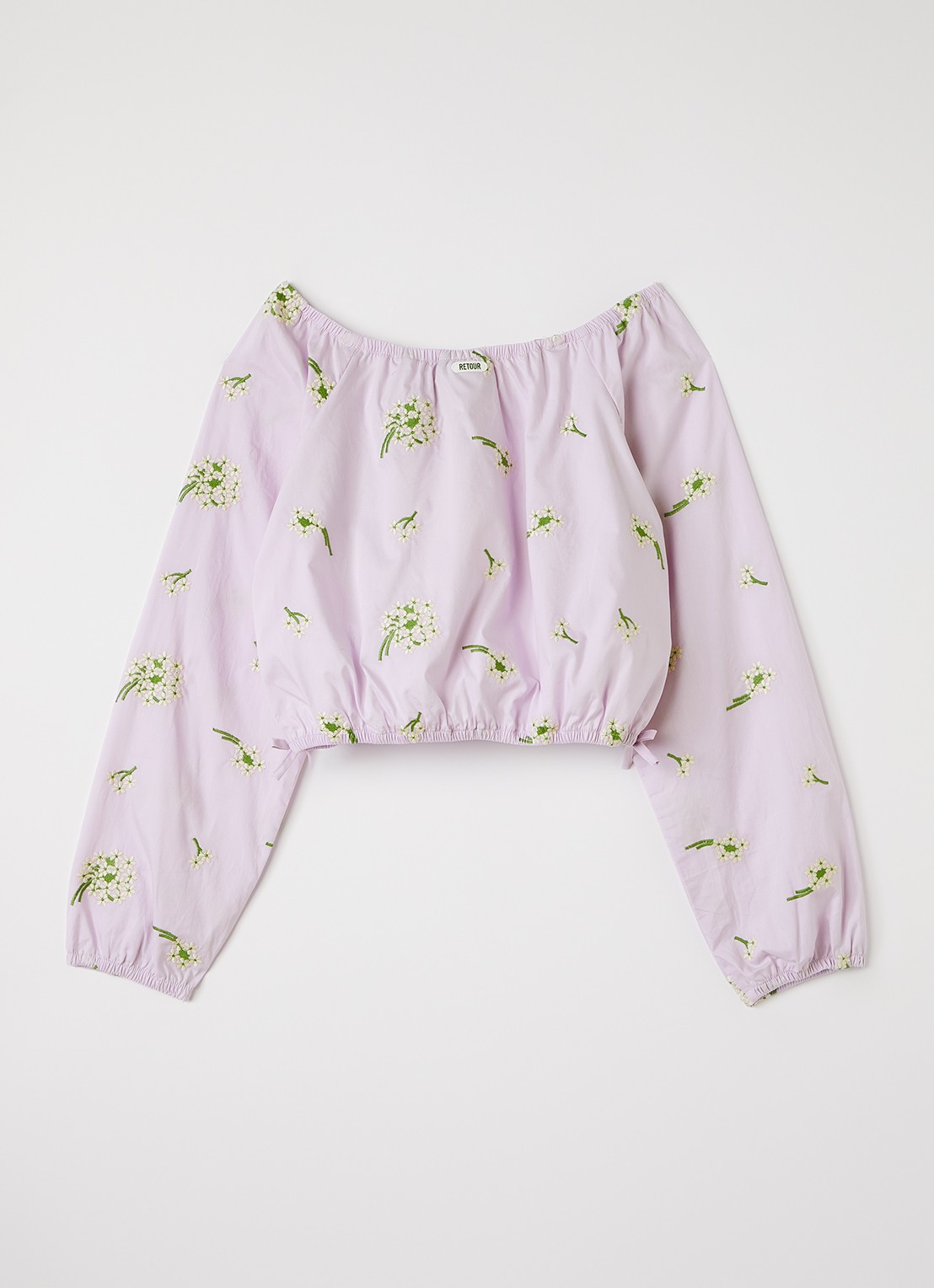 Retour Jeans Kristen tuniek met bloemenprint - voorkant 3 lila
