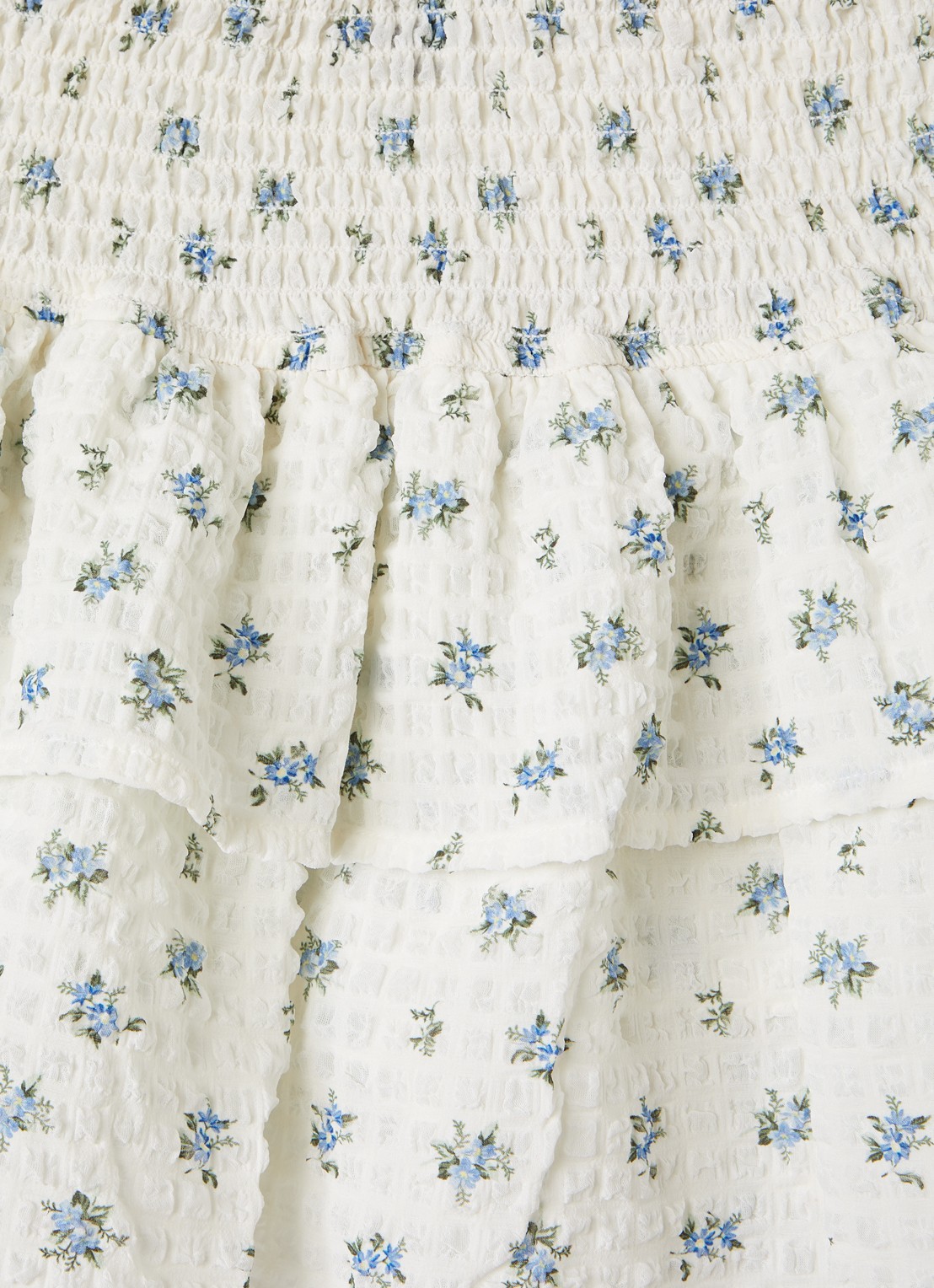 Retour Jeans Lavina broekrok met bloemenprint - detail gebroken wit