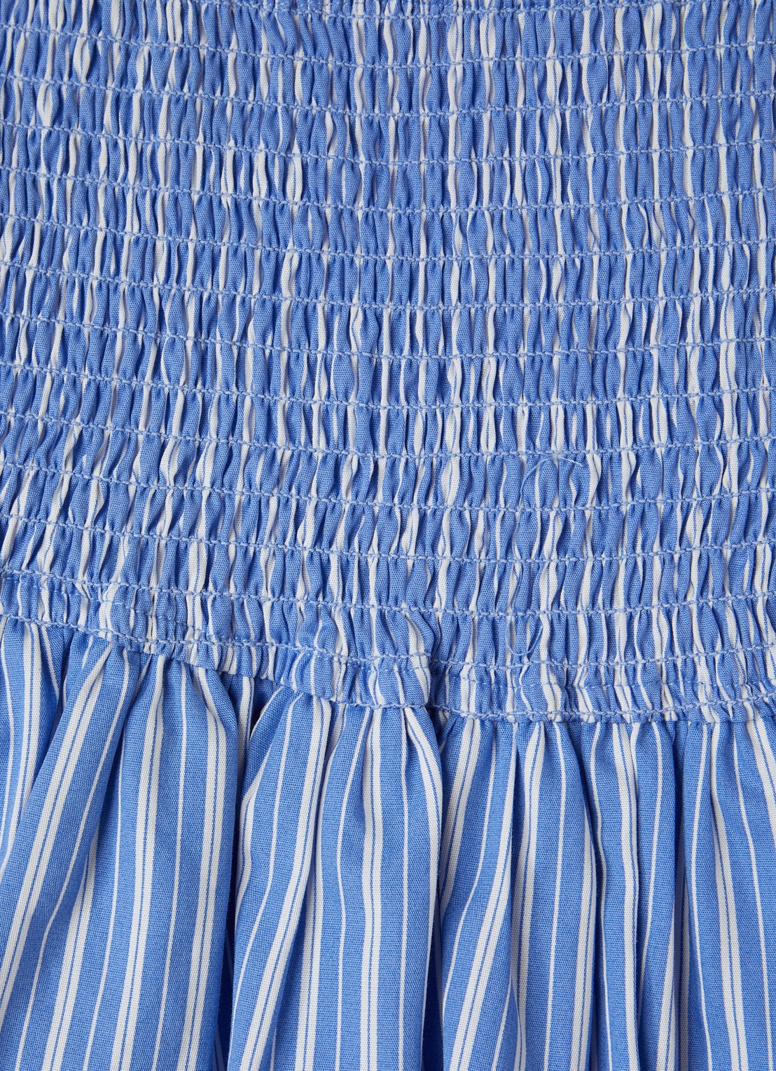 Retour Jeans Layla rok met streepprint - detail 3 staalblauw