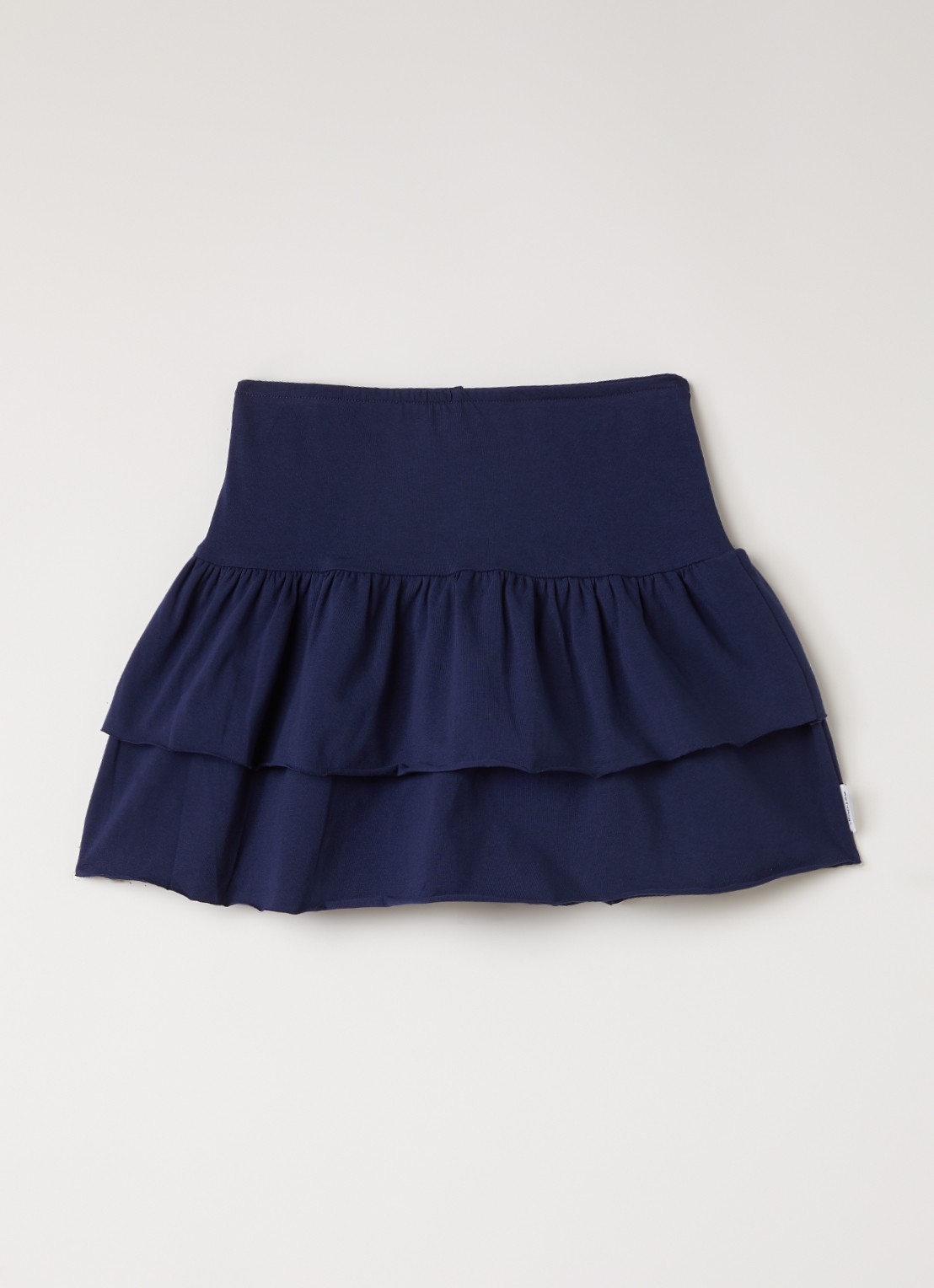 Retour Jeans Norah broekrok met ruches - voorkant donkerblauw