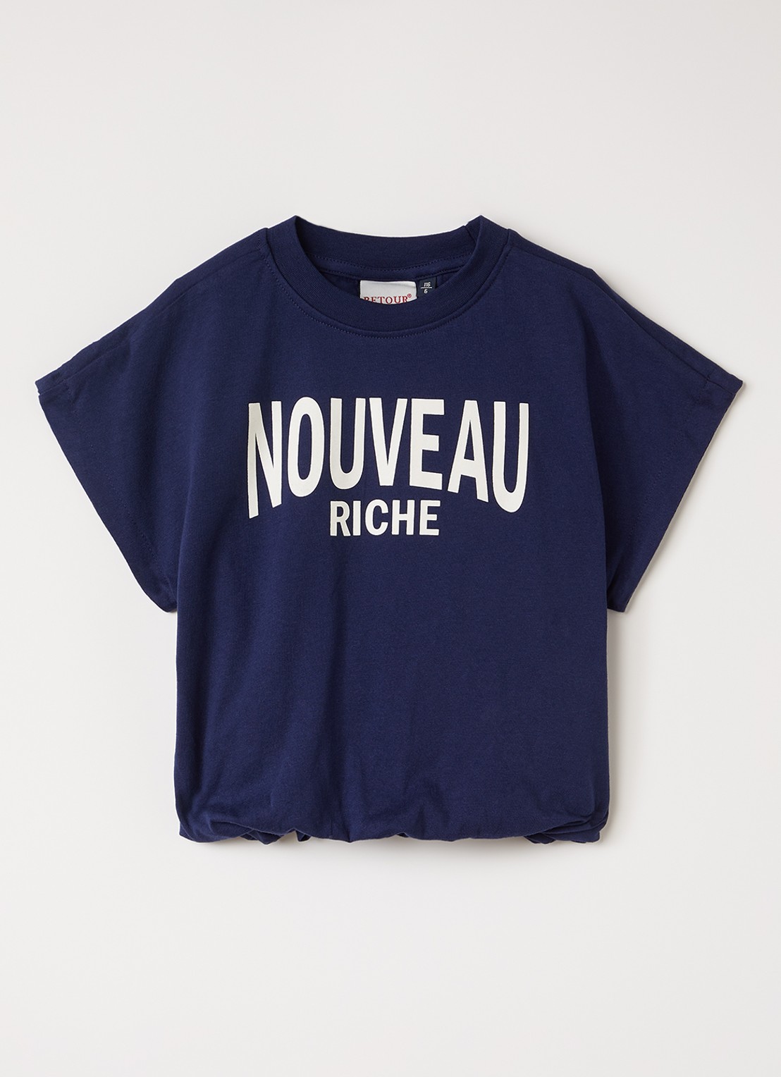 Retour Jeans T-shirt met print - voorkant donkerblauw