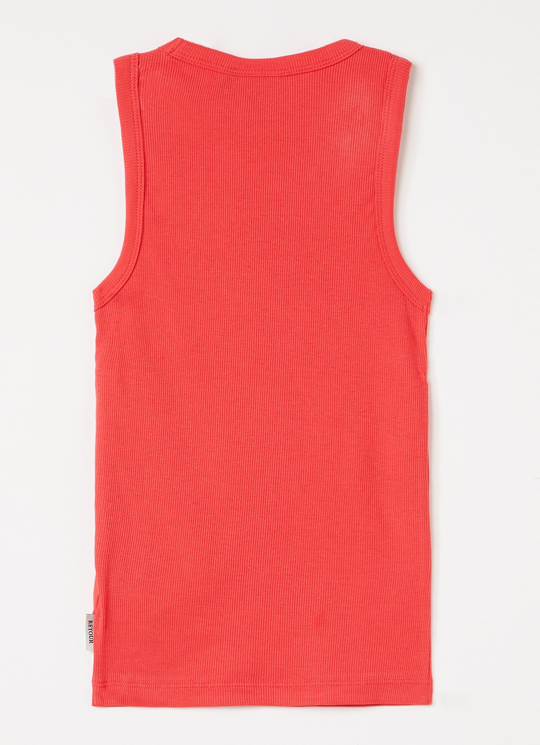 Retour Jeans Tanktop met ribstructuur - voorkant 2 rood