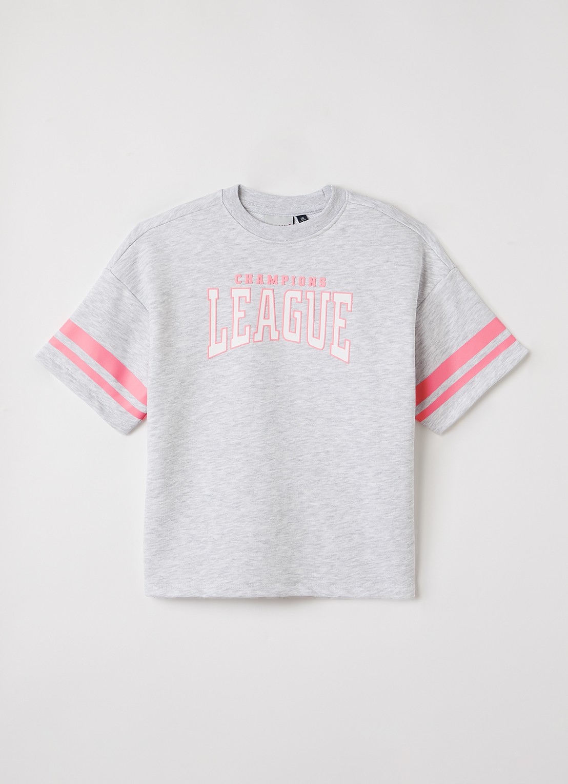 Retour Jeans Ulla sweater met print - voorkant grijsmele