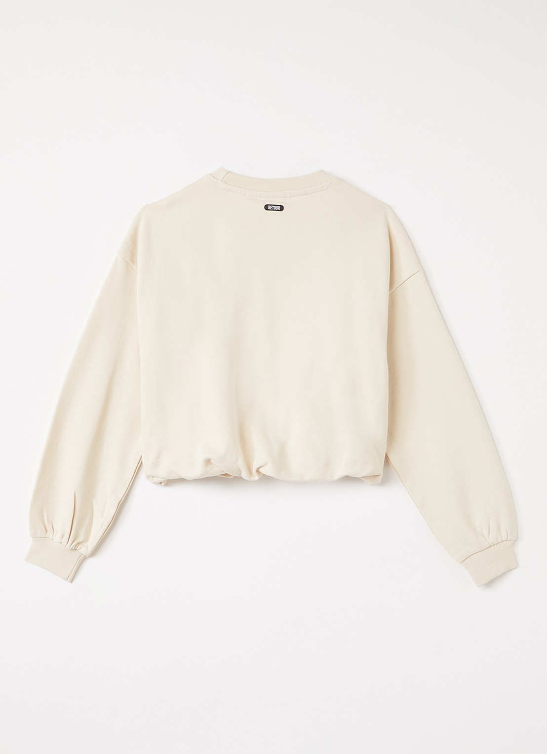 Retour Jeans Yanou sweater met borduring - voorkant 3 creme