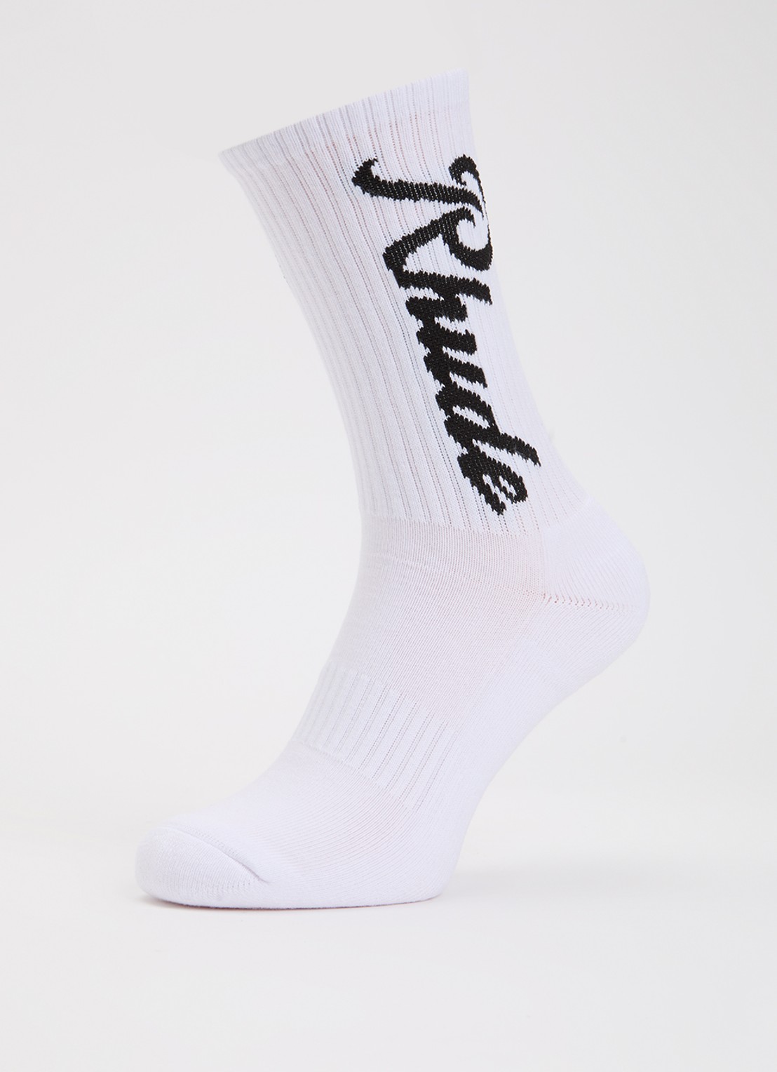 Rhude Destinado Script sportsokken in katoenblend met logo - detail wit