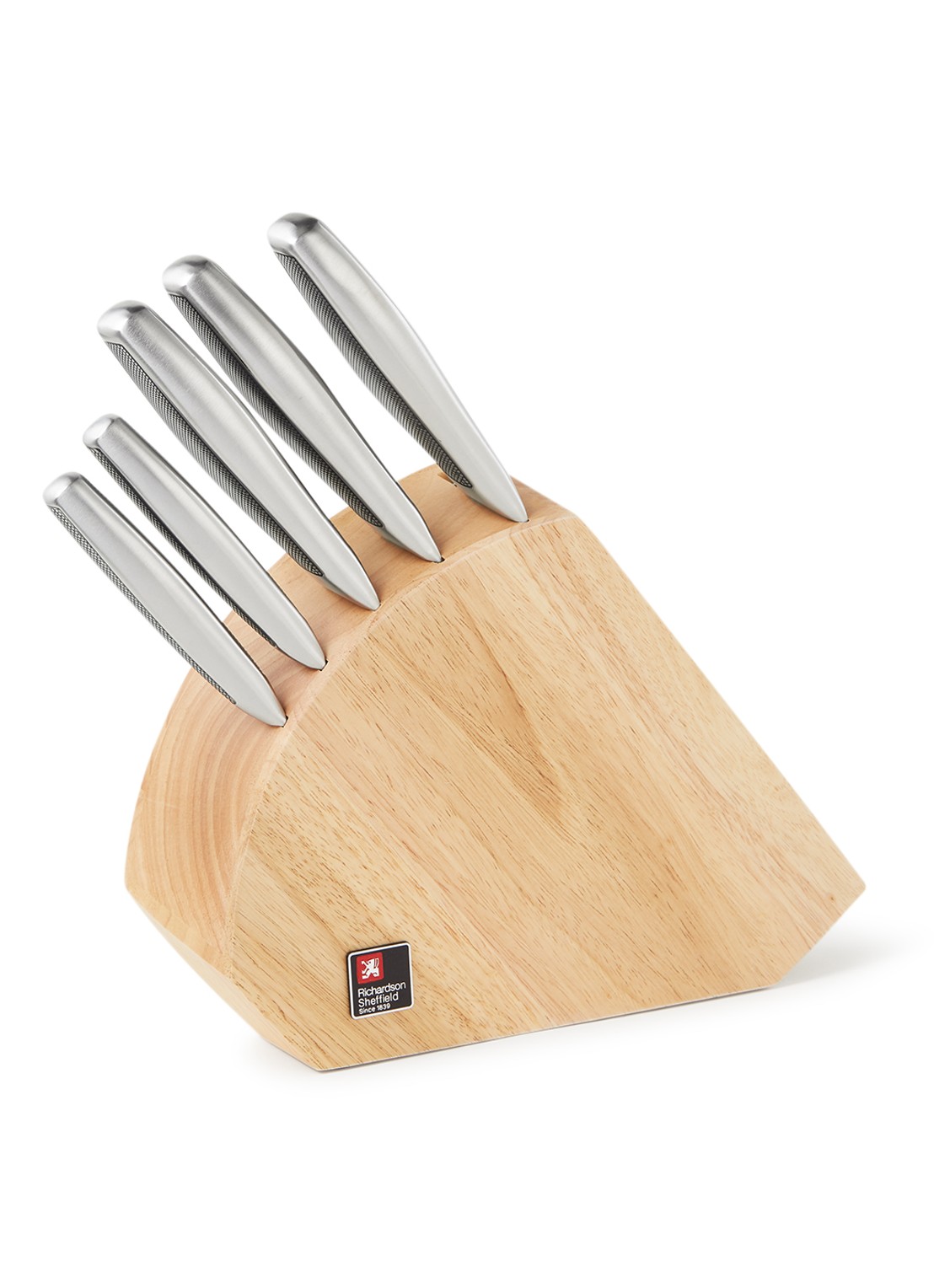 Richardson Sheffield Sense messenblok met messenset 5-delig - voorkant beige