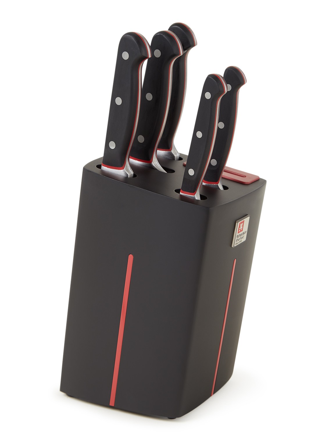 Richardson Sheffield Velocity messenblok met messenset 5-delig - voorkant zwart