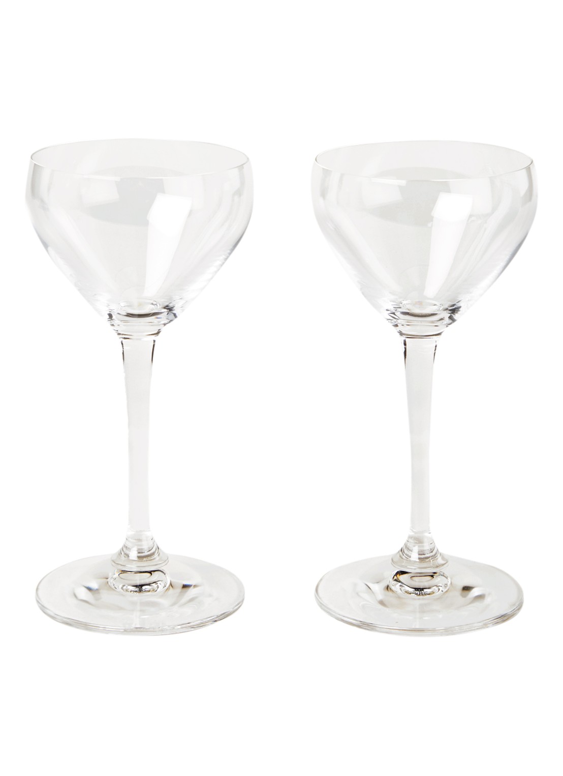 Riedel Nick & Nora cocktailglas 14 cl set van 2 - voorkant 2 transparant
