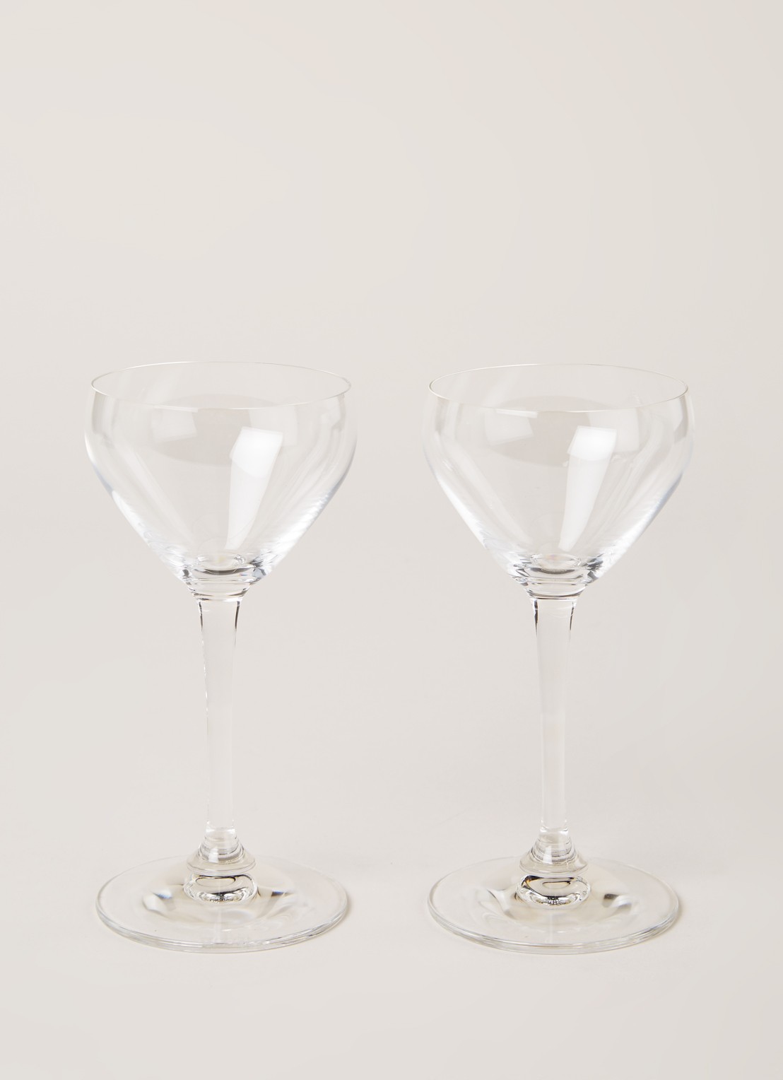 Riedel Nick & Nora cocktailglas 14 cl set van 2 - voorkant 3 transparant