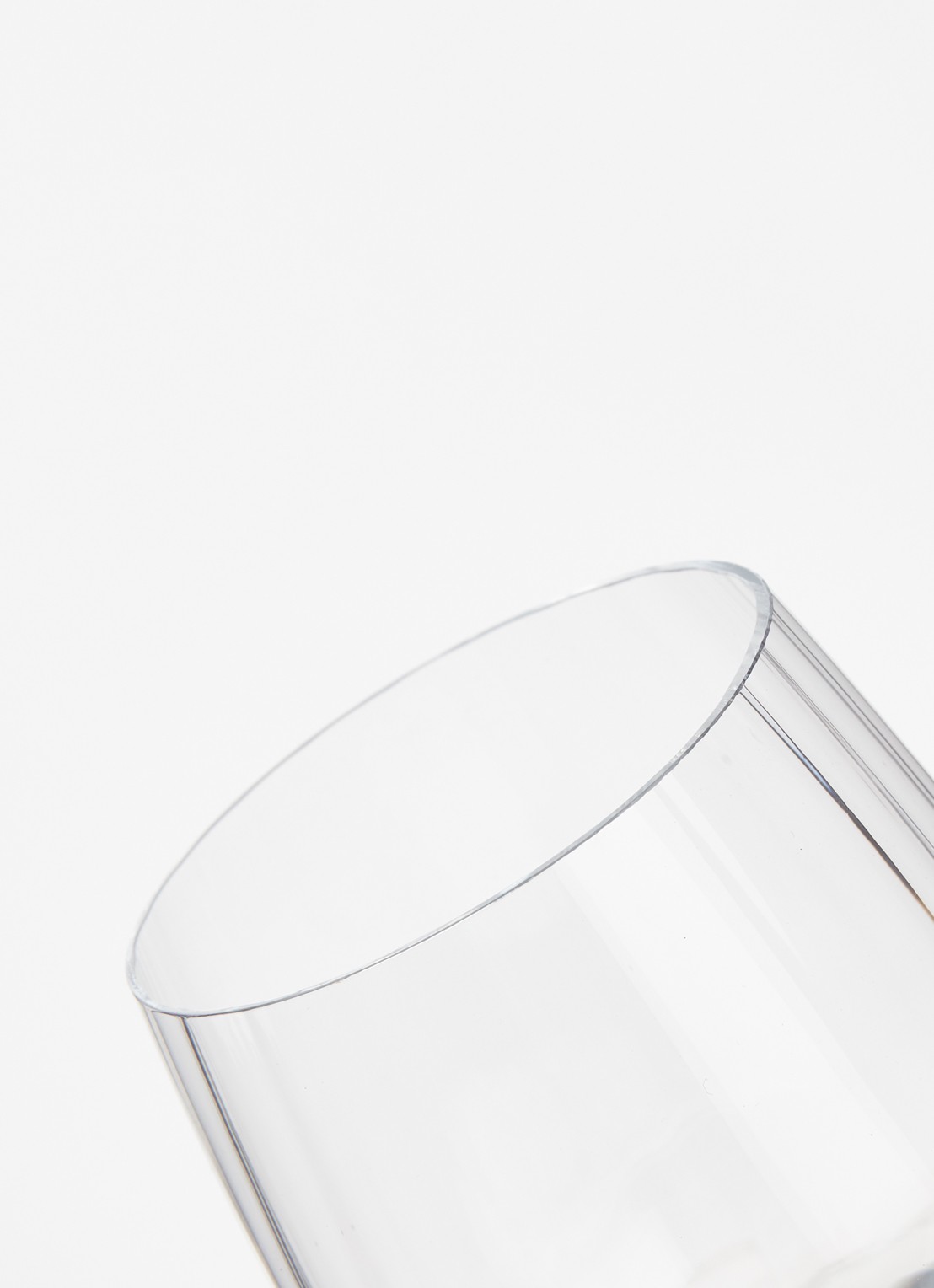 Riedel Optic O Whiskey tumbler set van 2 - detail transparant