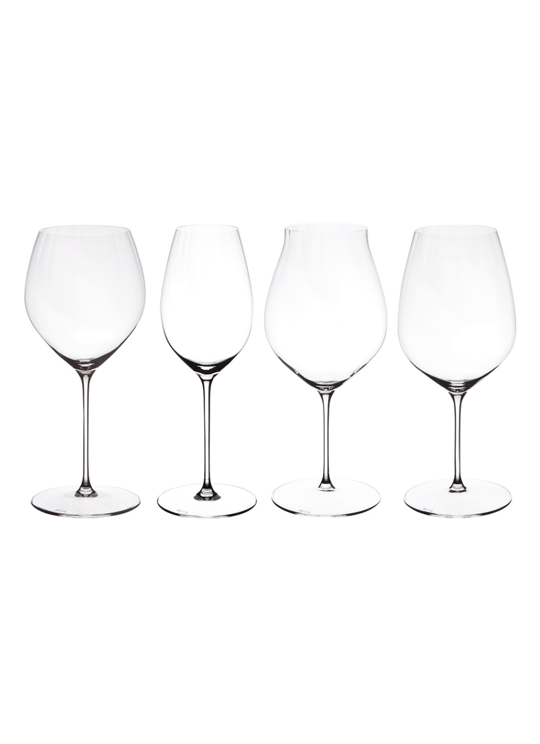 Riedel Performance Tasting Set wijnglas set van 4 - voorkant transparant