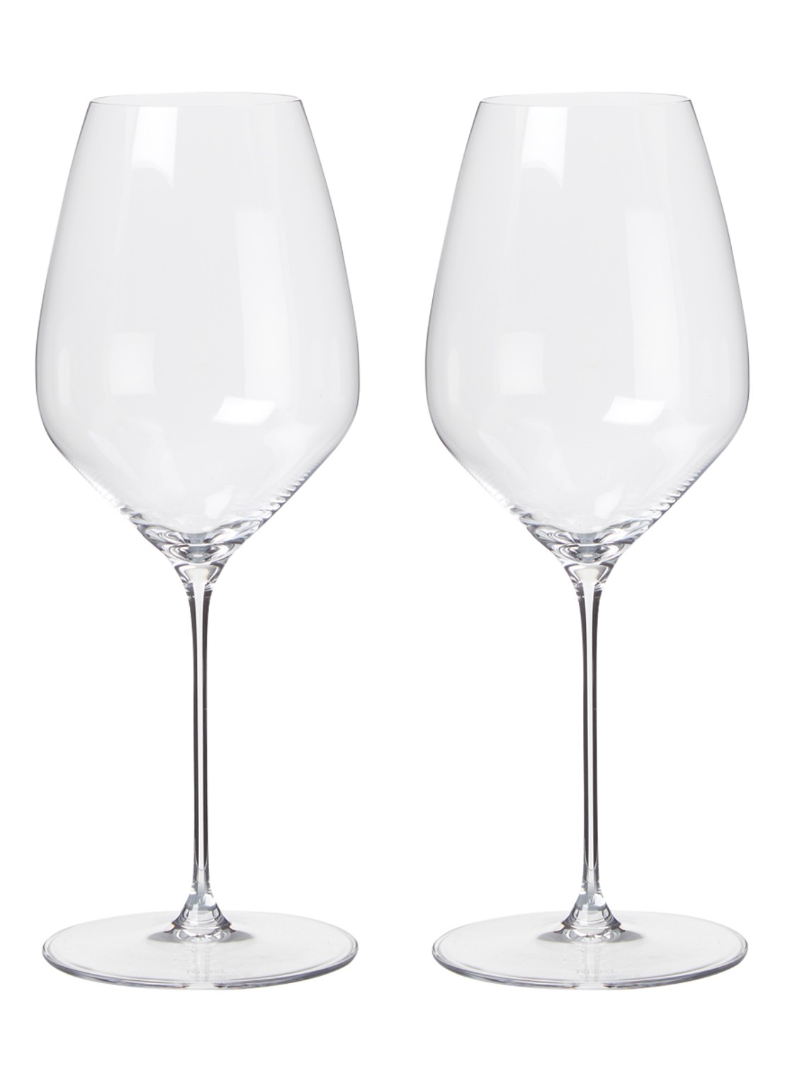 Riedel Veloce witte wijnglas 57 cl set van 2  - voorkant transparant